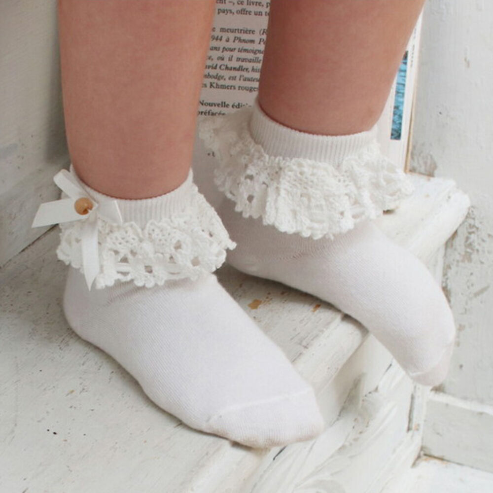 BACKYARD FAMILY「Rora 靴下 キッズ 通販 ローラ ソックス ソアレースソックス ショートソックス レース」|ソックス|ホワイト1