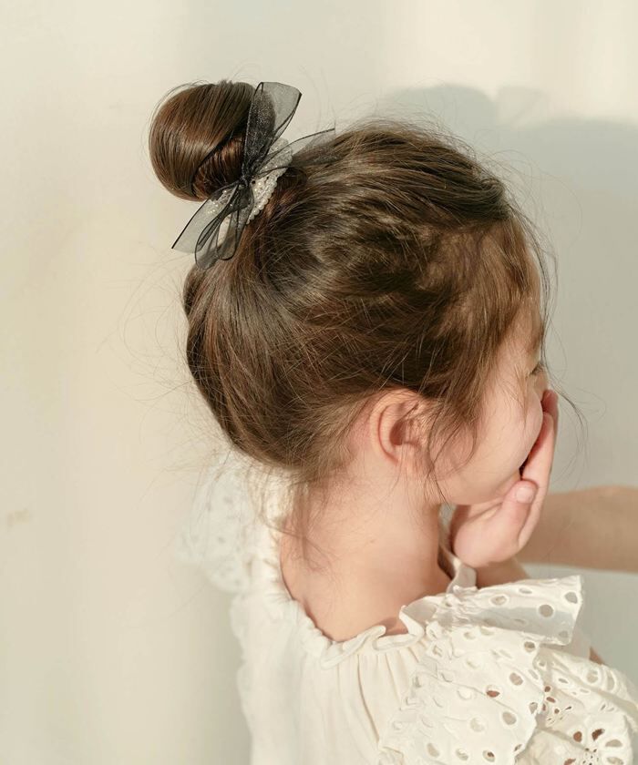 BACKYARD FAMILY「Rora ヘアゴム キッズ 通販 ボンジュール ビジュー 髪ゴム 髪飾り 髪留め リボン パール」|その他|