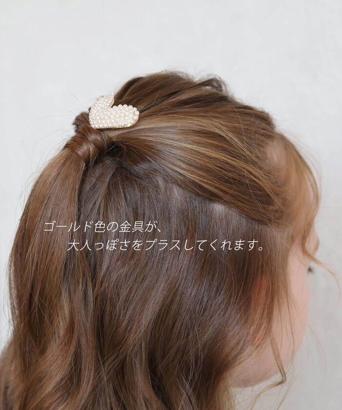 BACKYARD FAMILY「Rora ポニーフック 通販 ハートン 髪飾り ポニー フック ヘアカフ ヘアフック ポニーテール」|その他|