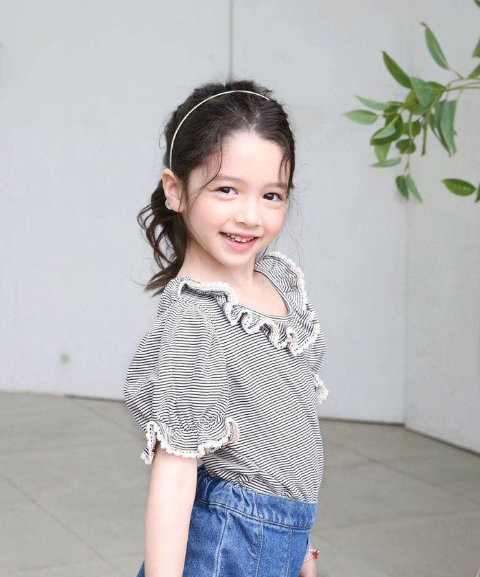 BACKYARD FAMILY「細い カチューシャ キッズ パール 通販 ヘッドドレス 女の子 子供 子ども こども セレモニー」|その他|