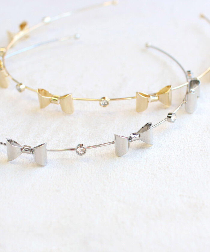 BACKYARD FAMILY「細い カチューシャ キッズ キラキラ リボン 通販 ヘッドドレス 髪飾り 女の子 子供 子ども」|その他|