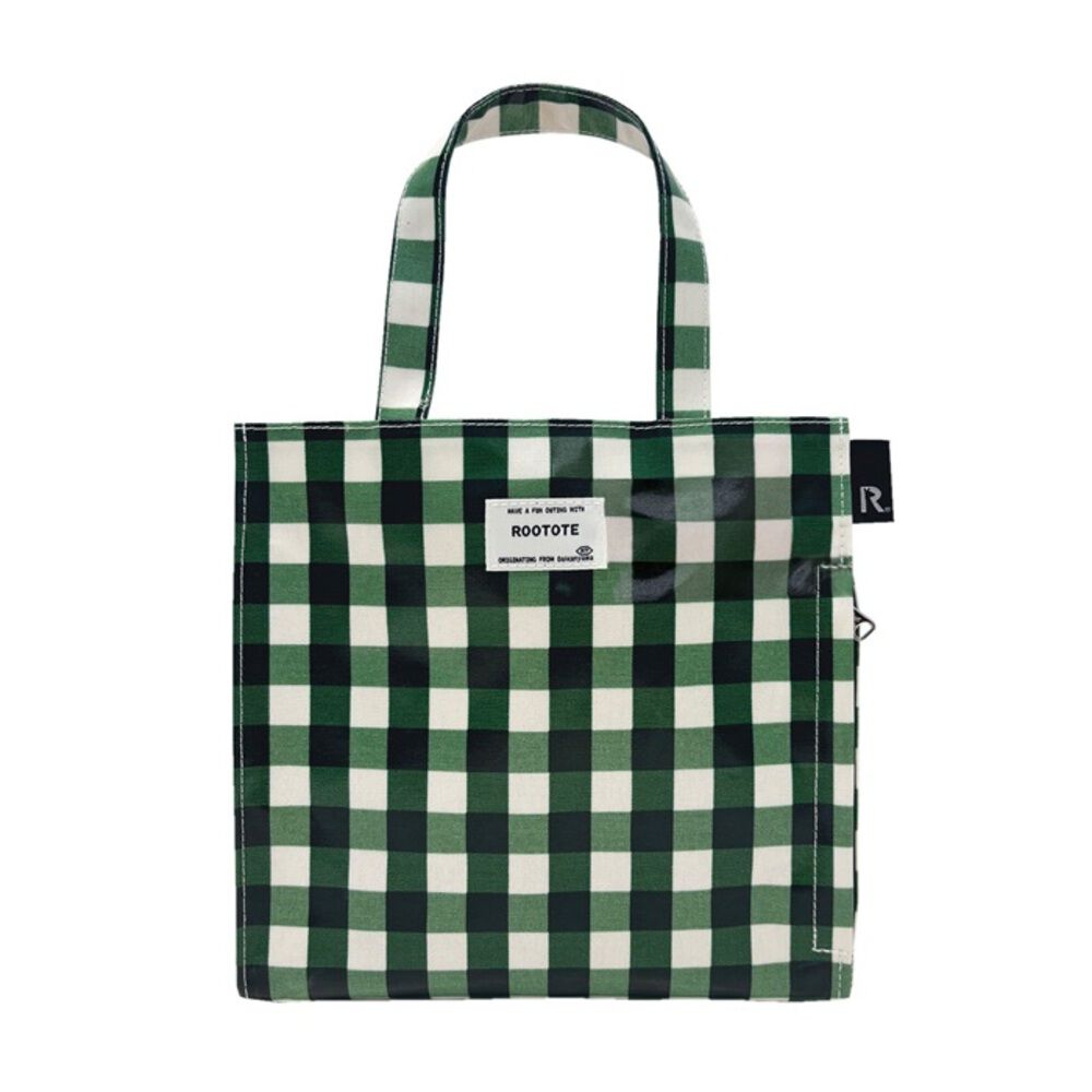 BACKYARD FAMILY「ルートート トートバッグ ラミネート ROOTOTE 1029 通販 トートバック トート バッグ」|トートバッグ|グリーン1