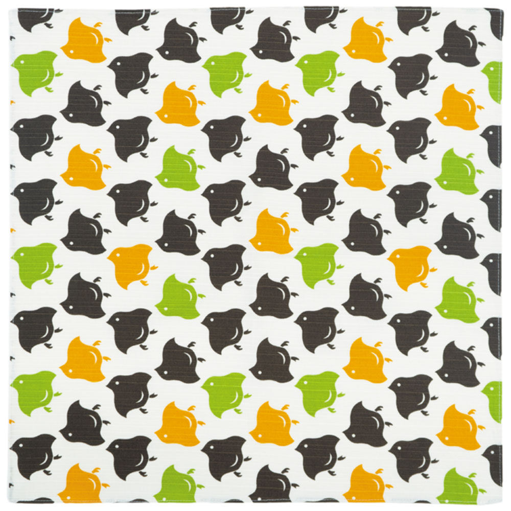 BACKYARD FAMILY「和布華 風呂敷 100cm 通販 日本製 ふろしき 大判 和柄 wafuka プレーリードッグ」|ハンカチ|ホワイト1