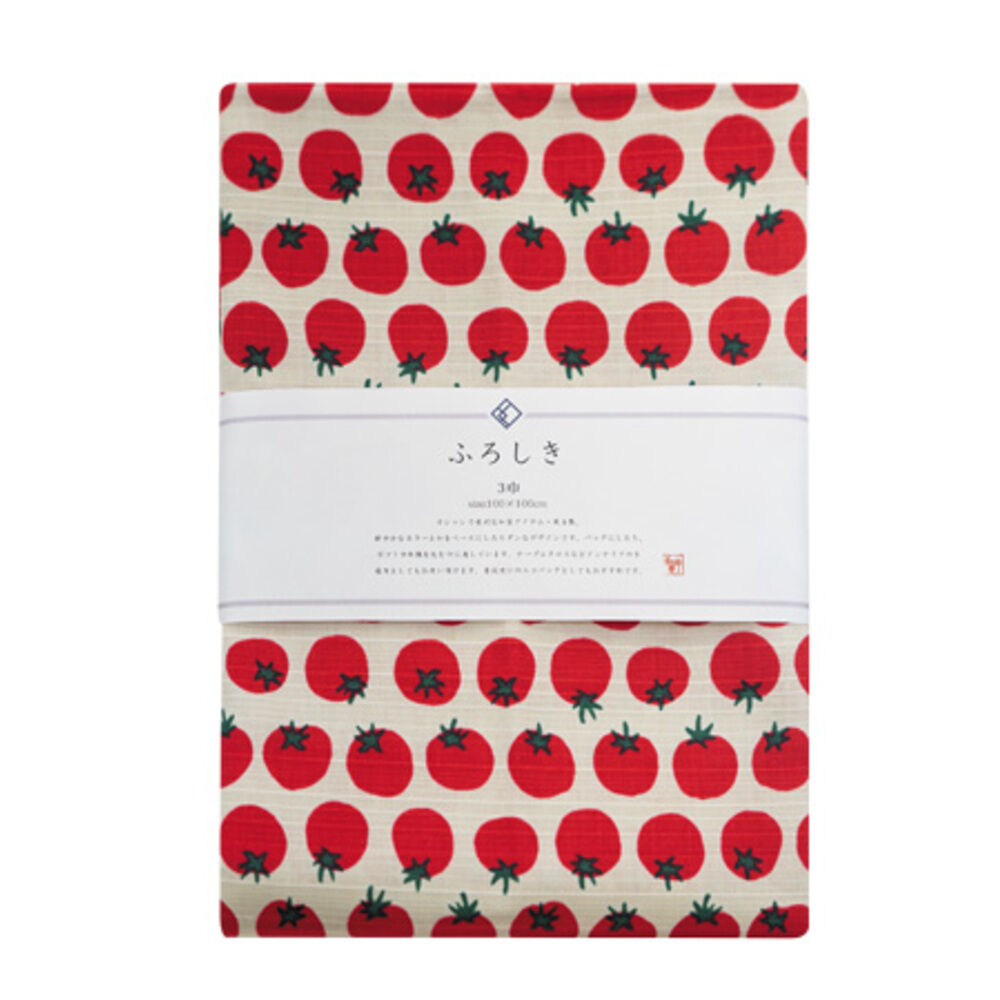 BACKYARD FAMILY「和布華 風呂敷 100cm 通販 日本製 ふろしき 大判 和柄 wafuka プレーリードッグ」|ハンカチ|レッド1
