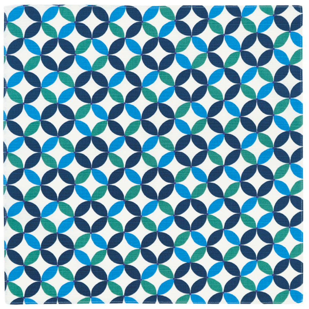 BACKYARD FAMILY「和布華 風呂敷 100cm 通販 日本製 ふろしき 大判 和柄 wafuka プレーリードッグ」|ハンカチ|ブルー5