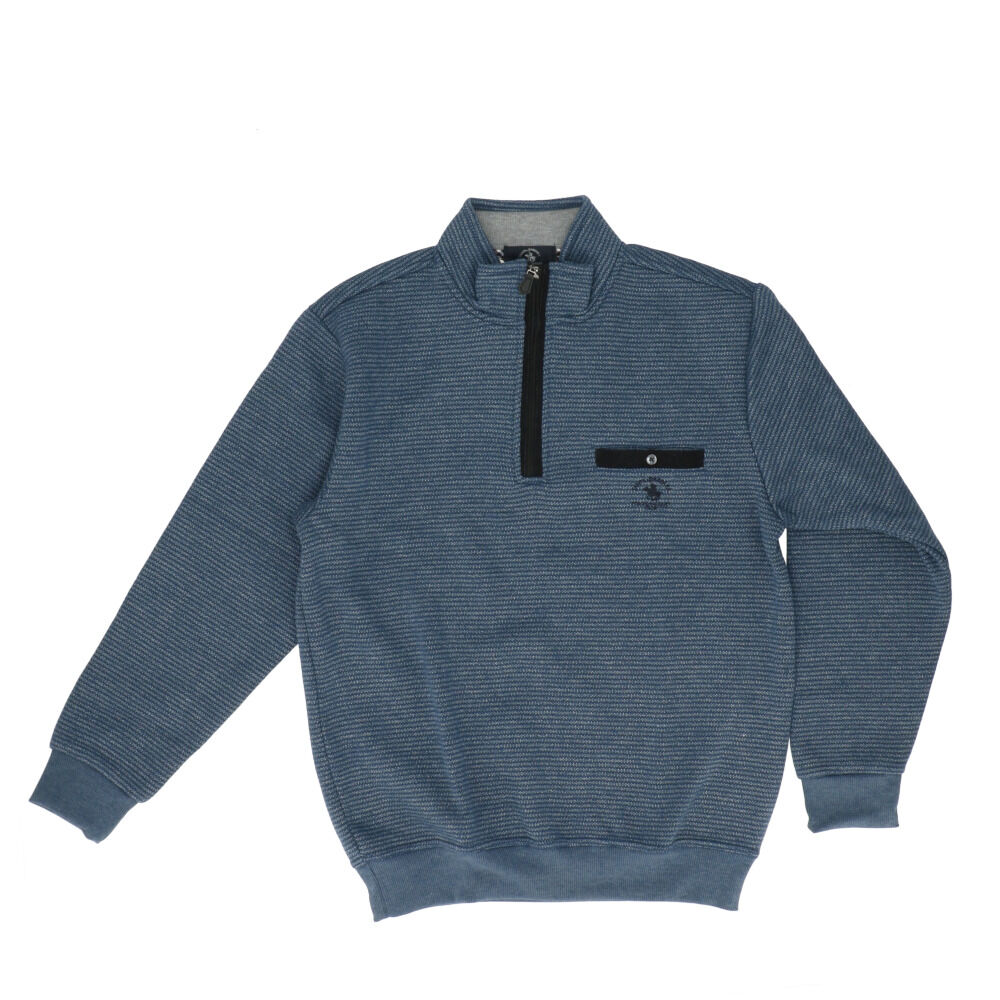 BACKYARD FAMILY「サンタバーバラ トレーナー 6547 通販 プルオーバー メンズ ブランド SANTA」|パーカー|ブルー3