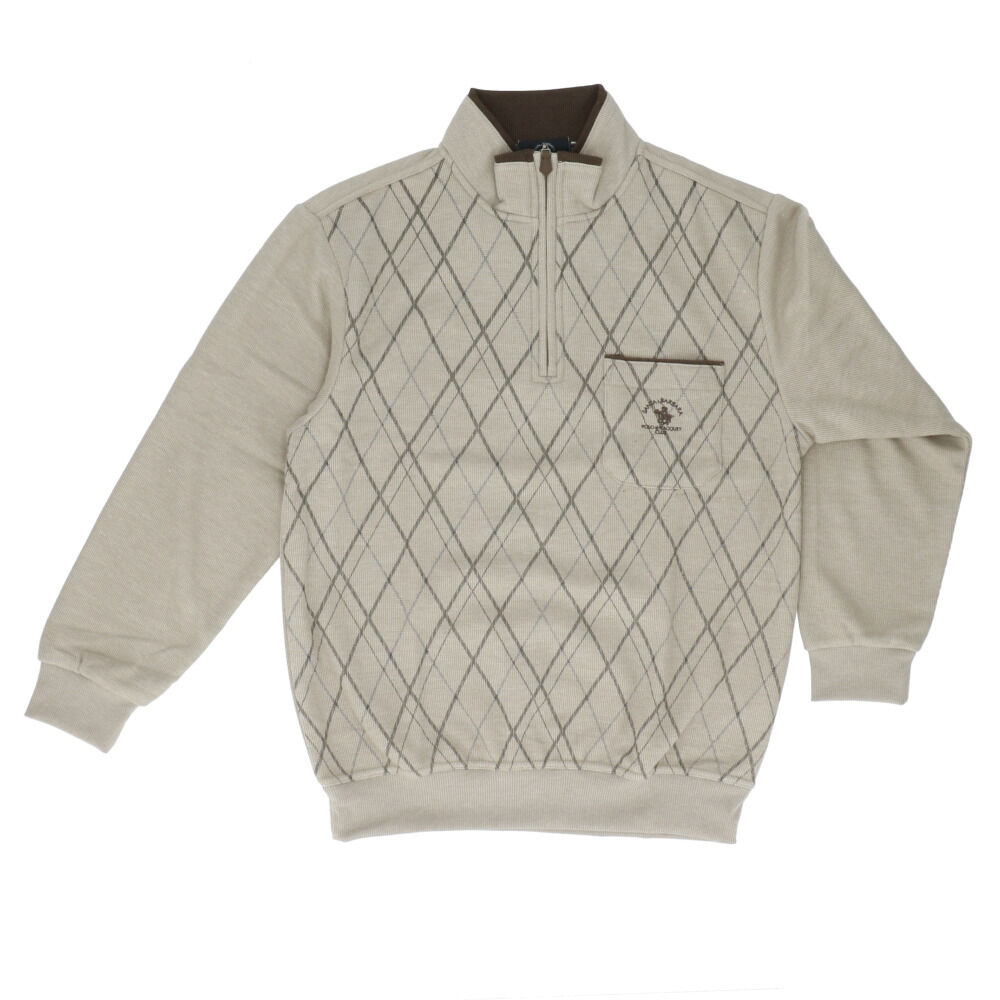 BACKYARD FAMILY「サンタバーバラ トレーナー 6547 通販 プルオーバー メンズ ブランド SANTA」|パーカー|ベージュ1
