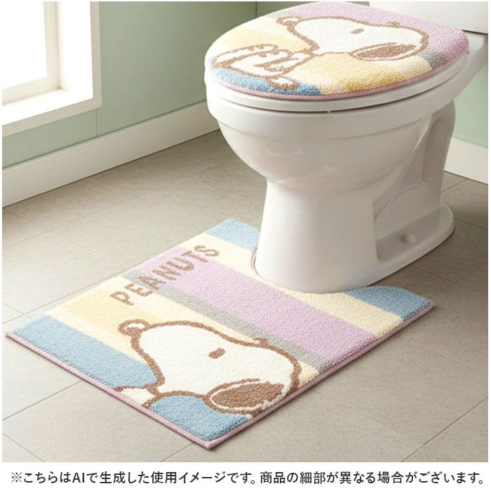 BACKYARD FAMILY「センコー トイレマット キャラクター 通販 トイレ マット トイレ足元マット 足元マット」|トイレタリー・ランドリーグッズ|