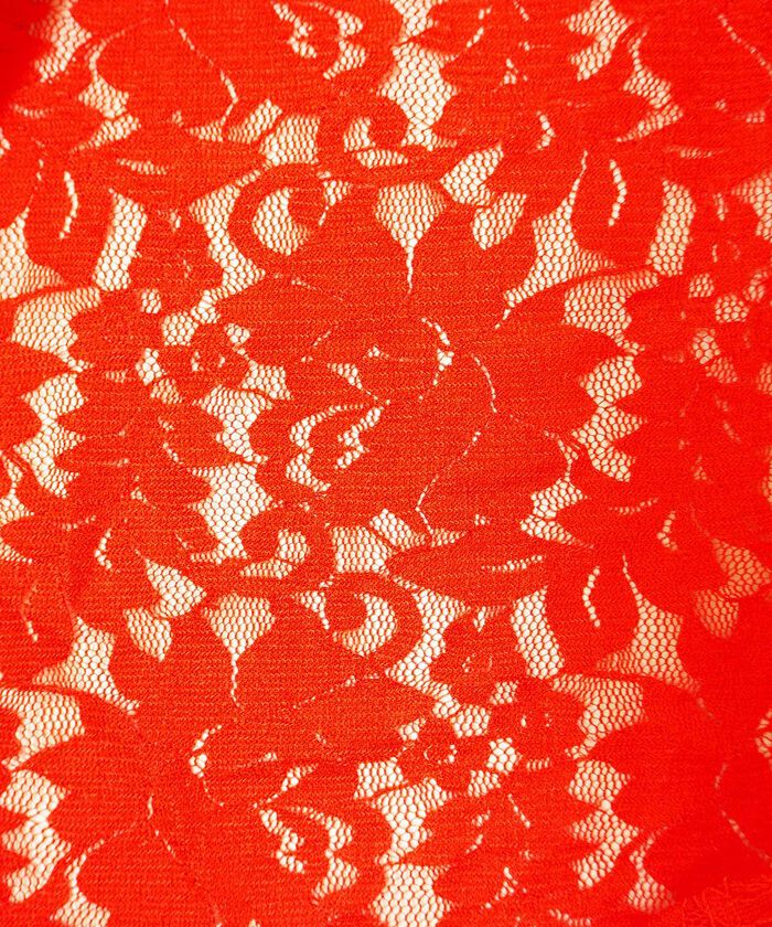 BACKYARD FAMILY「ハイネック レース タンクトップ 通販 ノースリーブ 透け感 トップス ハイネックレースインナー」|その他|