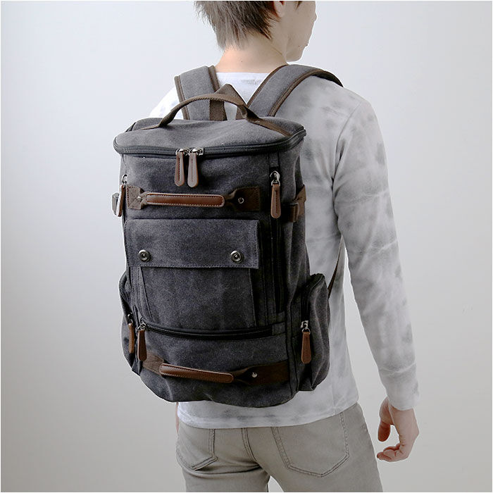 BACKYARD FAMILY「リュック メンズ おしゃれ 通販 キャンバス リュックサック バックパック デイパック 通学 通勤」|リュック|