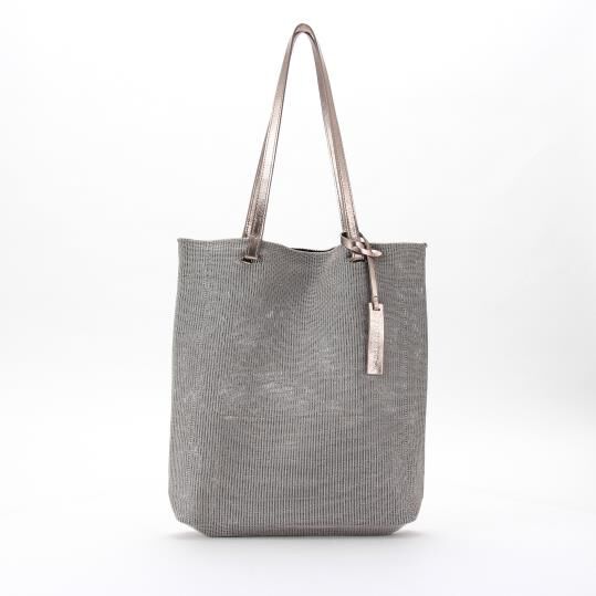 銀座かねまつ「S22504OTH 【KANEMATSU Lab.／環境配慮型商品】ニットトートバッグ」|トートバッグ|ピンクゴールド