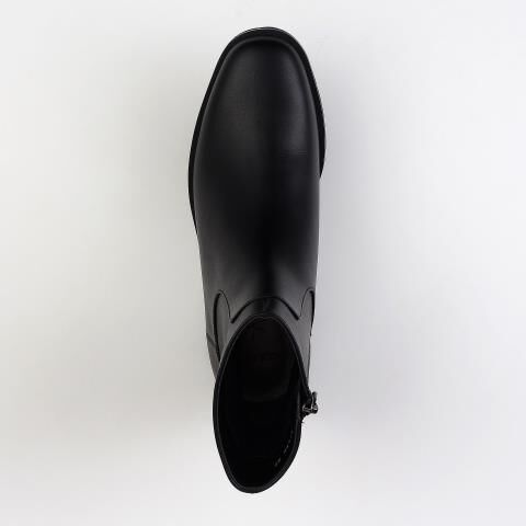 銀座かねまつ「LSFM2579STEBLK 【本革】【防水】アクアベルショートブーツ」|ショートブーツ|