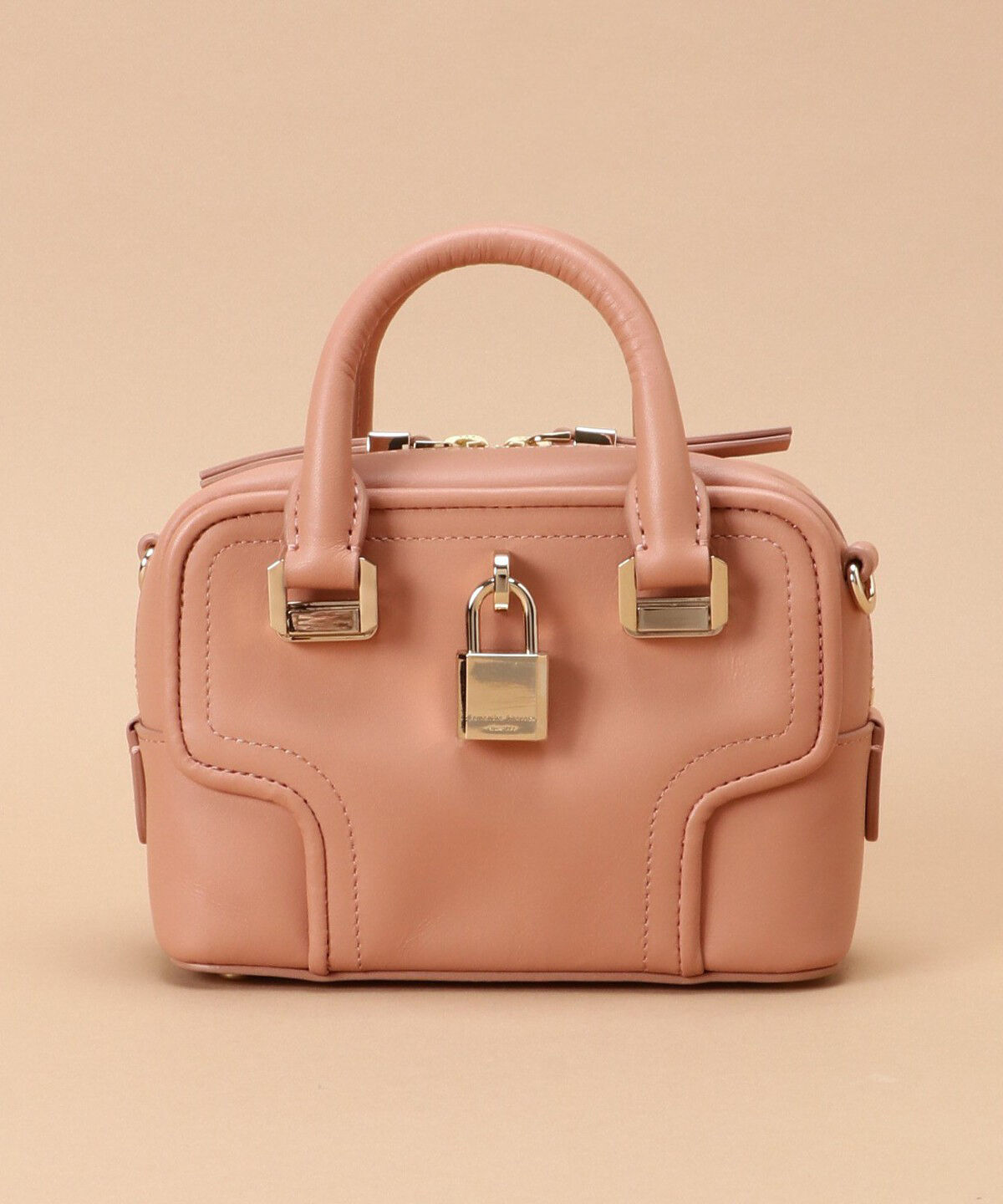 Samantha Thavasa「サマンサ シュマンドジャルダン ボストンショルダーバッグ」|ショルダー・メッセンジャー|ﾋﾟﾝｸﾍﾞｰｼﾞｭ