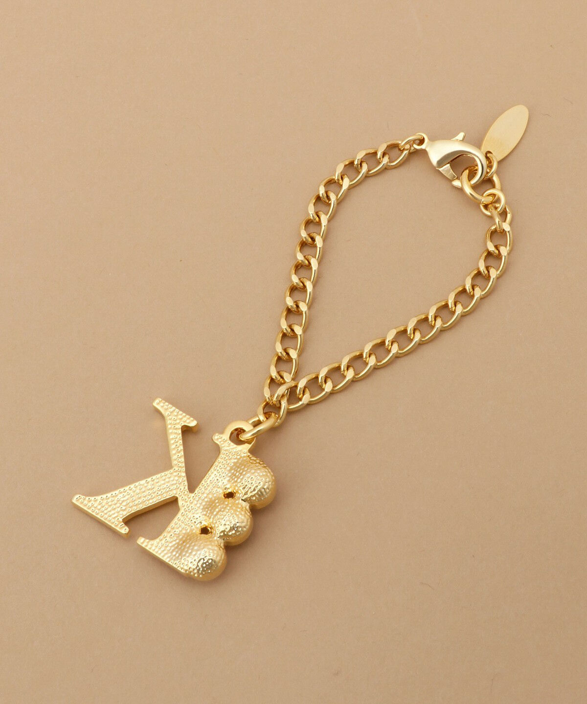 Samantha Thavasa「ビジューイニシャル バッグチャーム K」|チャーム・キーホルダー|