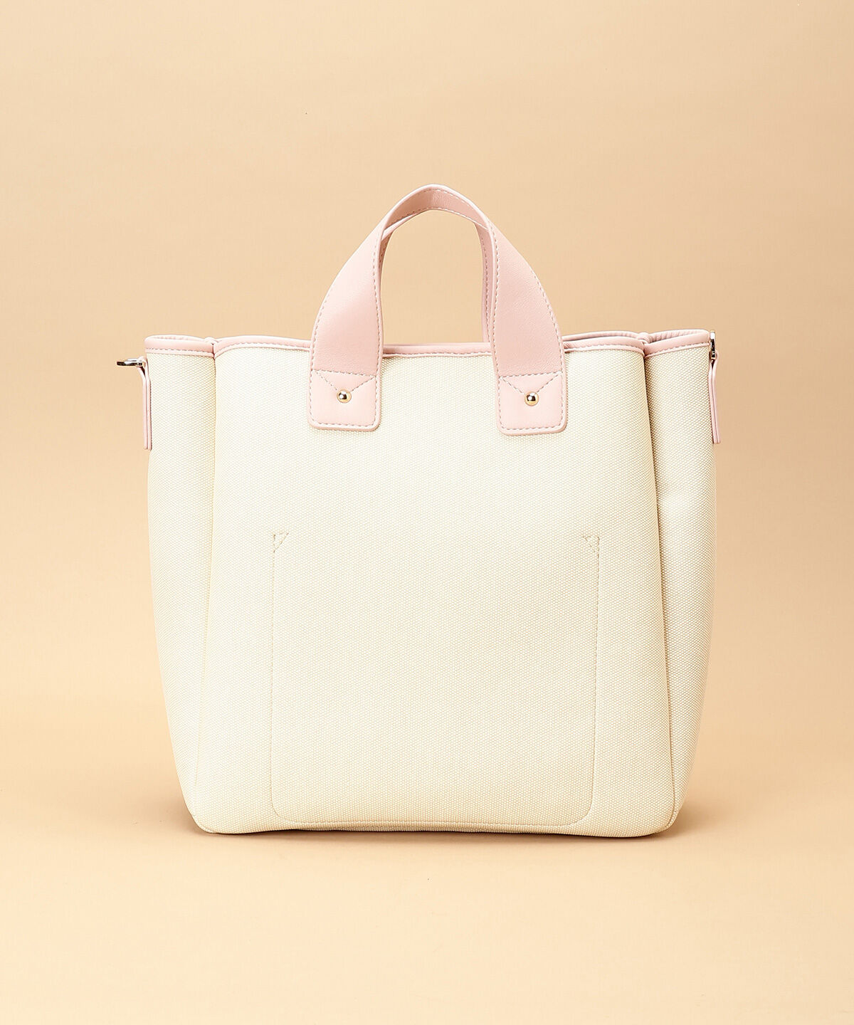 Samantha Thavasa「キャンバスデザイン 合皮スクエアトートバッグ 大サイズ」|トートバッグ|