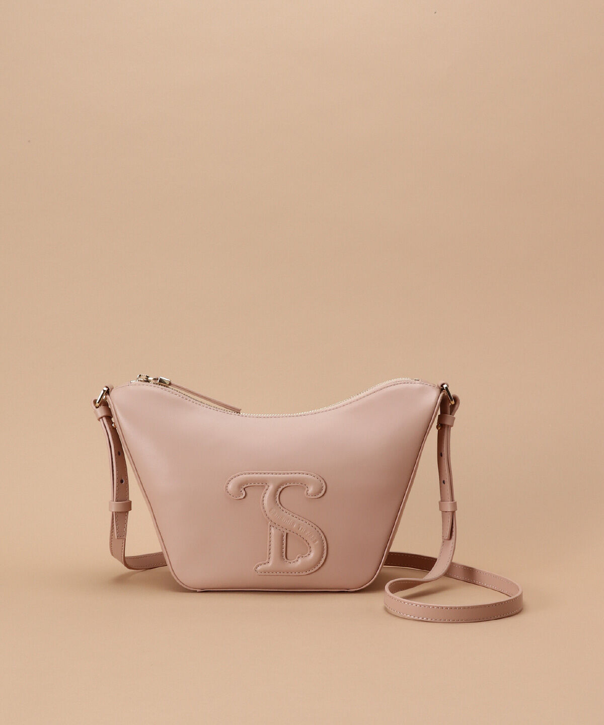 Samantha Thavasa「スムースレザー ショルダーバッグ」|ショルダー・メッセンジャー|ﾋﾟﾝｸﾍﾞｰｼﾞｭ