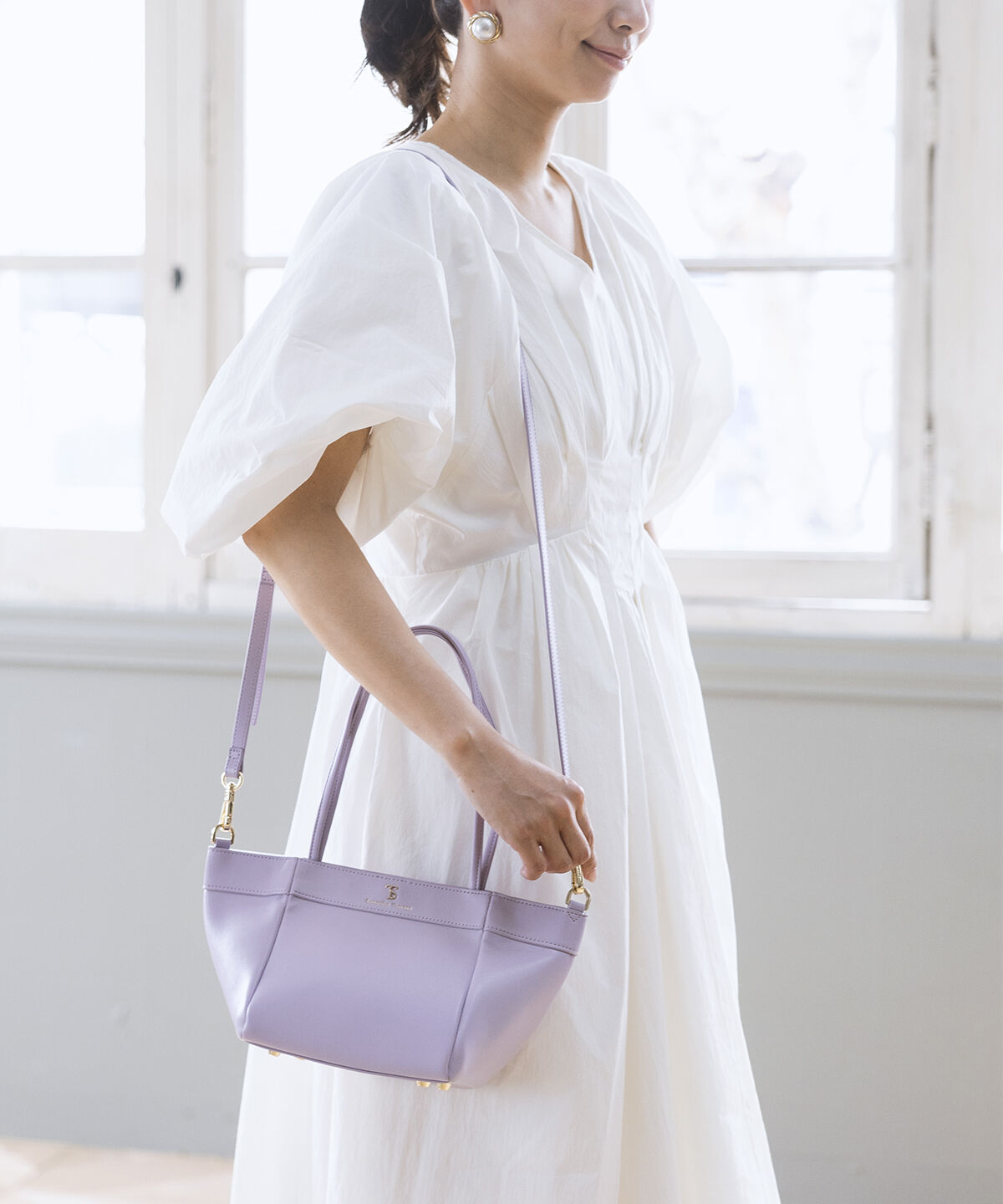 Samantha Thavasa「スリムハンドルトートバッグ 小サイズ」|トートバッグ|