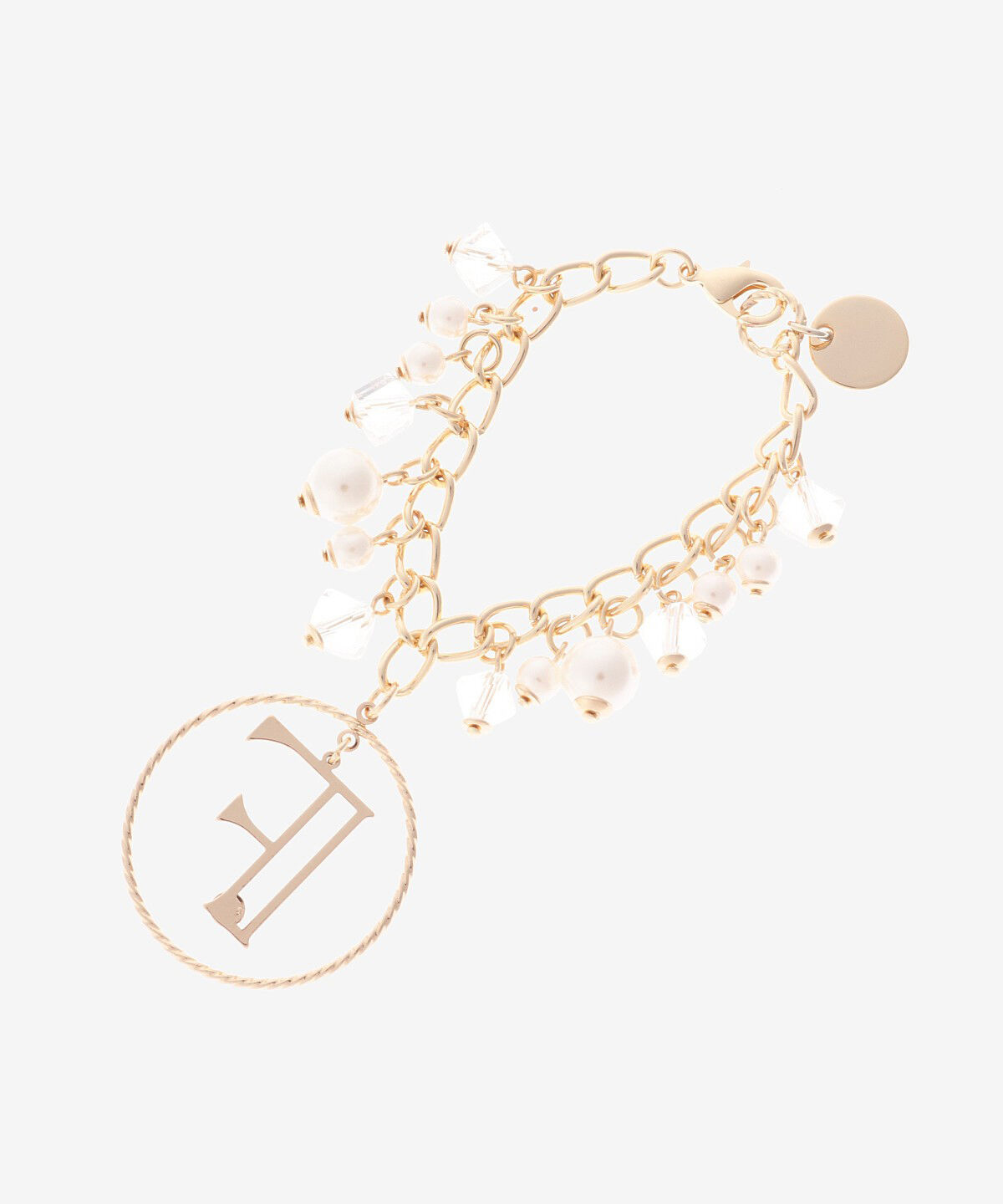 Samantha Vega「ツイストリングイニシャルチャーム(F)」|チャーム・キーホルダー|