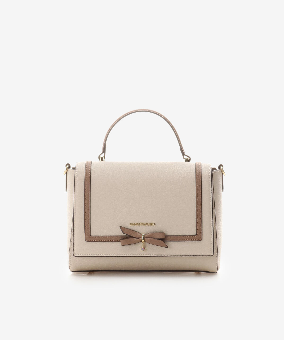 Samantha Vega「ショコラリボンショルダー」|ショルダー・メッセンジャー|オフホワイト