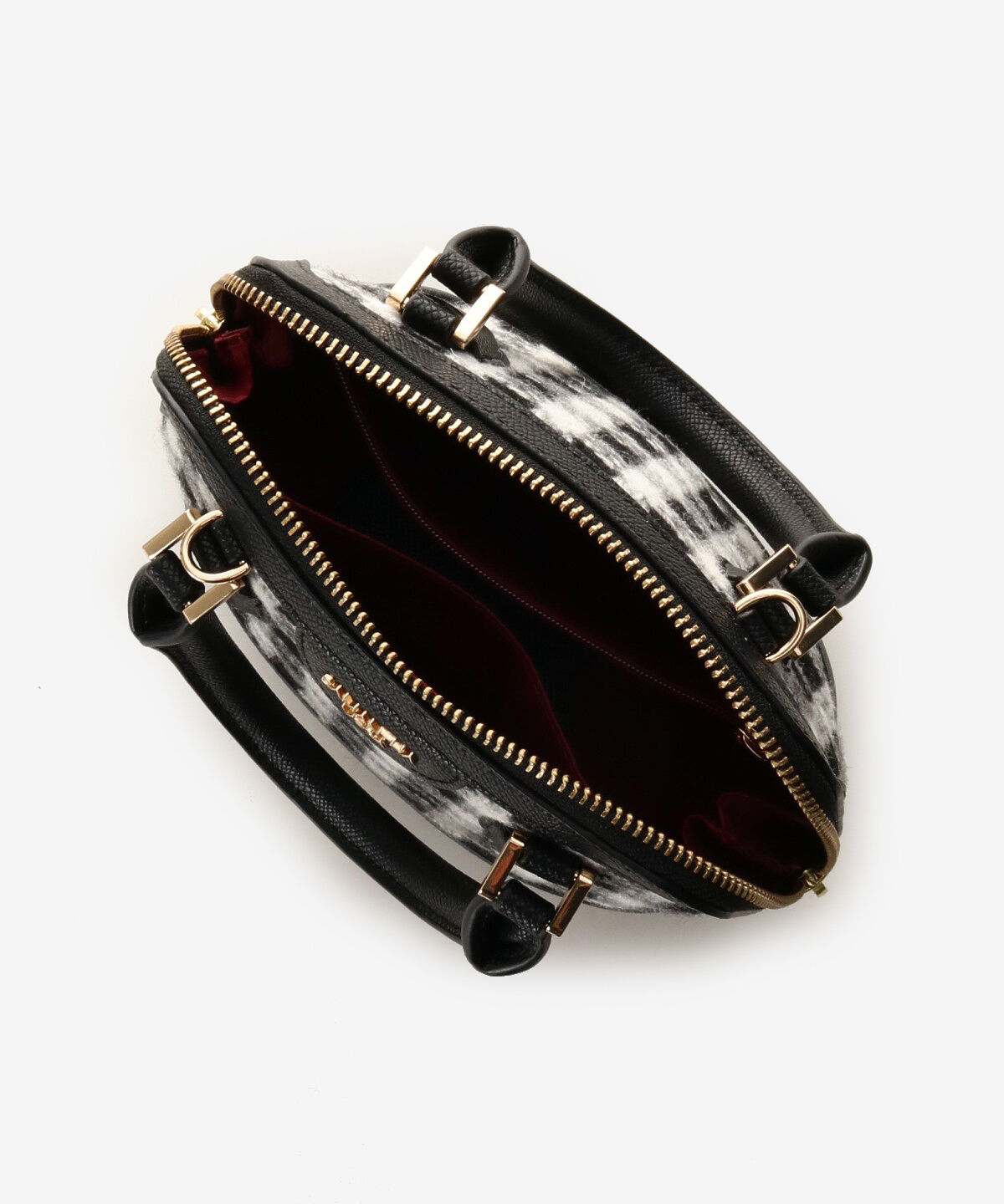 Samantha Vega「チェックラインハンドバック」|ハンドバッグ|