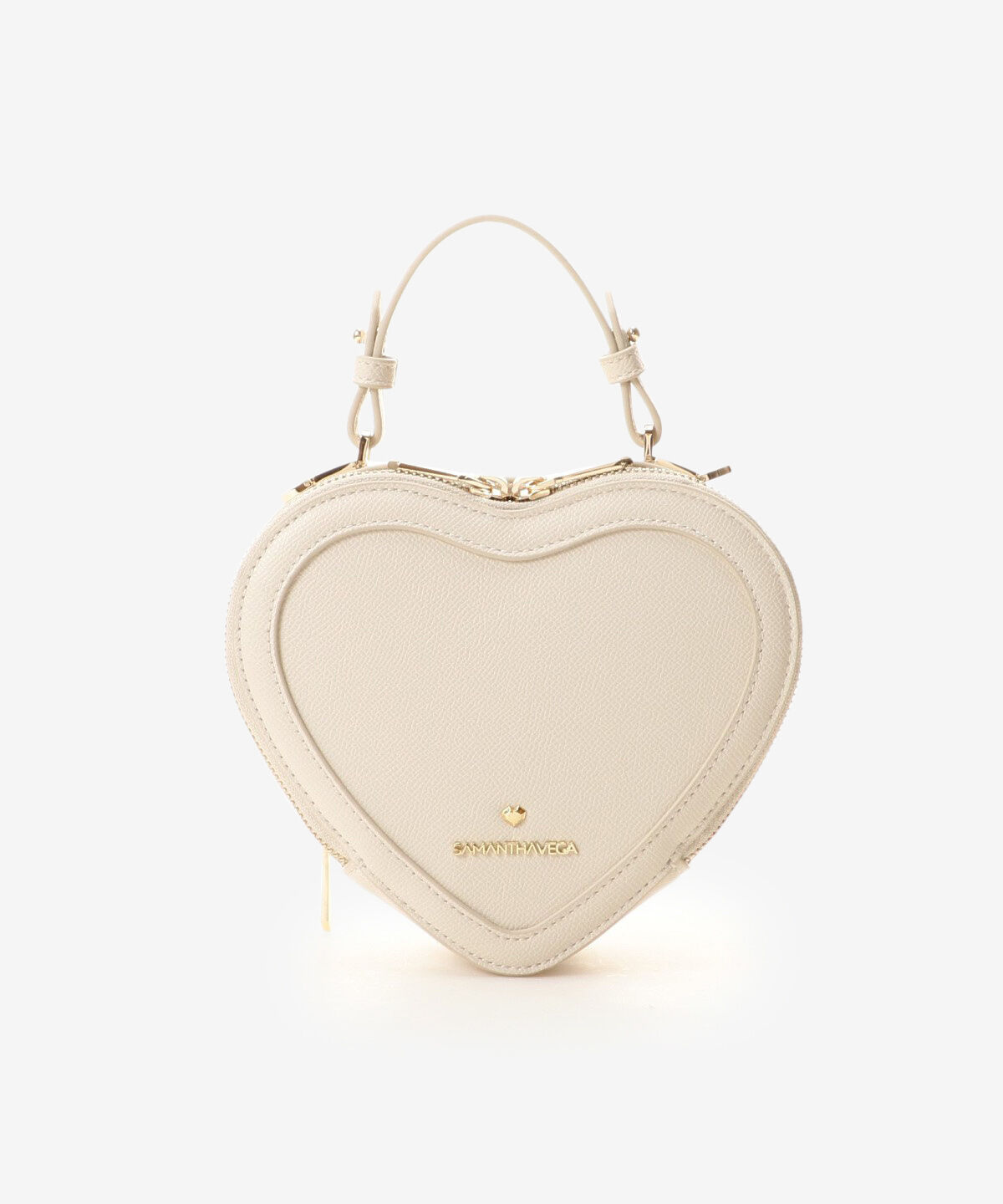 Samantha Vega「ハート型ショルダーバッグ」|ショルダー・メッセンジャー|オフホワイト