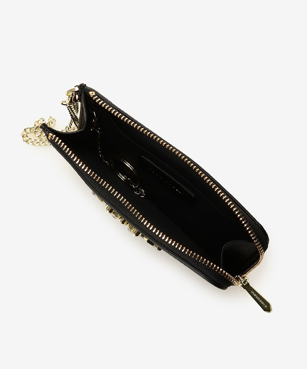 Samantha Vega「チェックビジューフリルマルチケース」|コインケース|