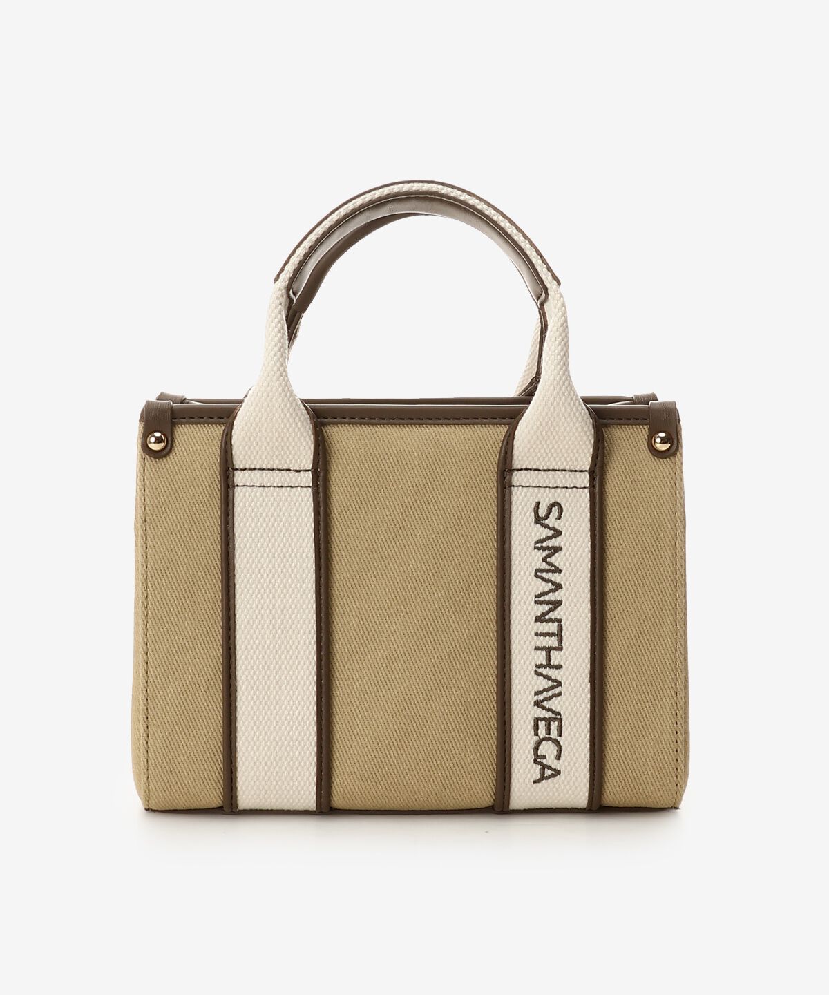 Samantha Vega「ロゴテープキャンバスショルダーバッグ（ミニ）」|ショルダー・メッセンジャー|