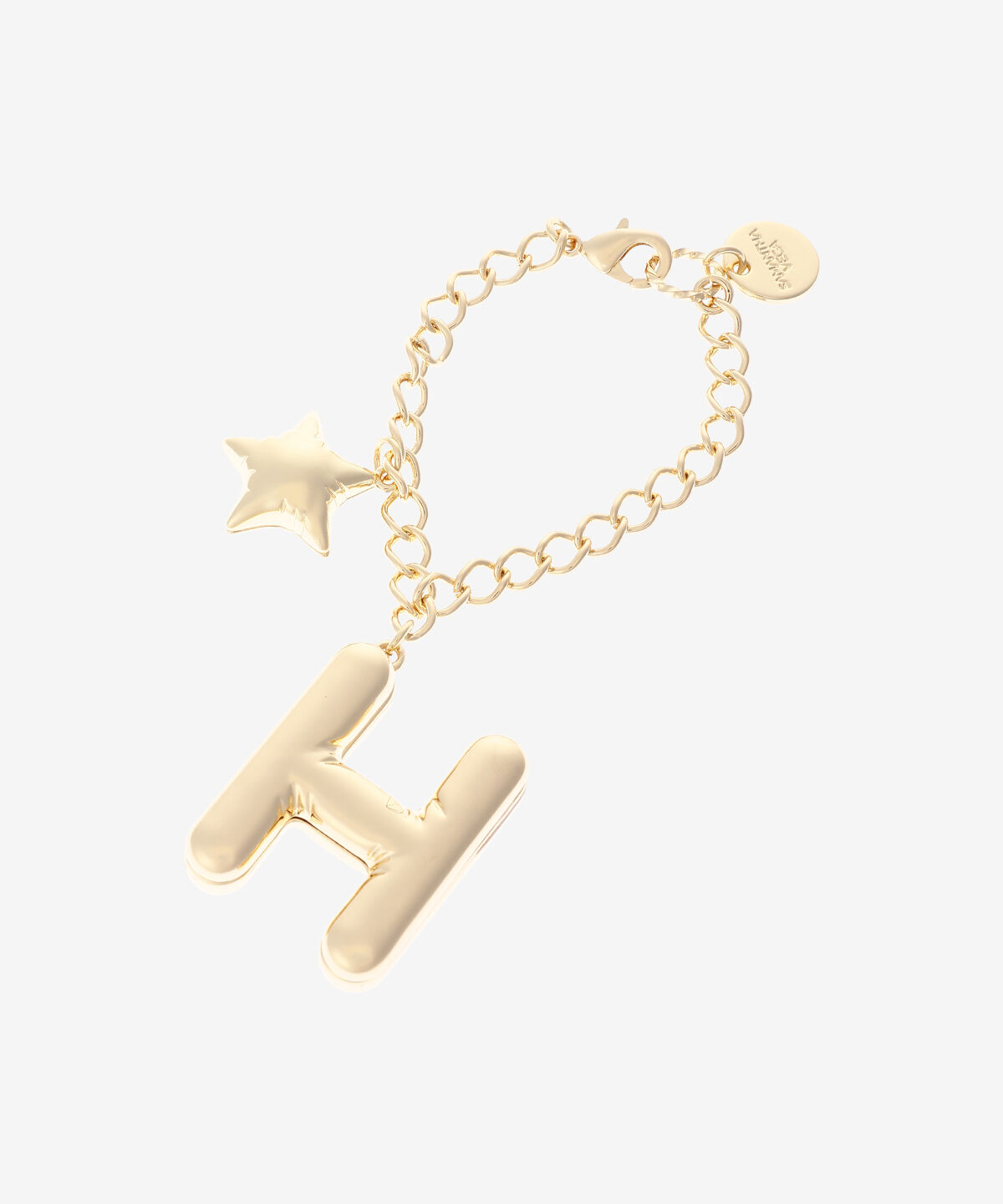 Samantha Vega「バルーンイニシャルチャーム（H）」|チャーム・キーホルダー|ゴールド