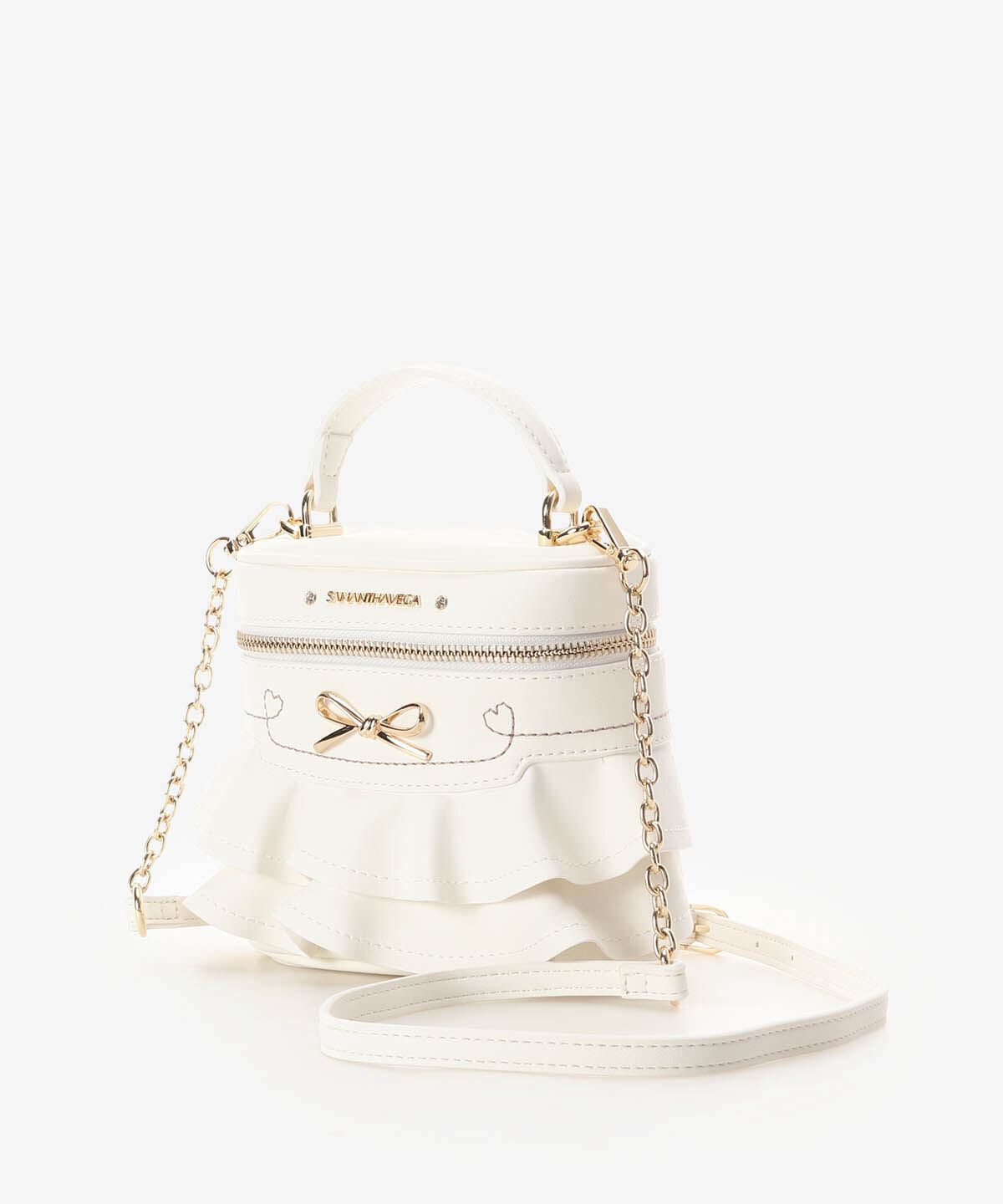 Samantha Vega「フリルリボンバニティーバッグ」|ショルダー・メッセンジャー|