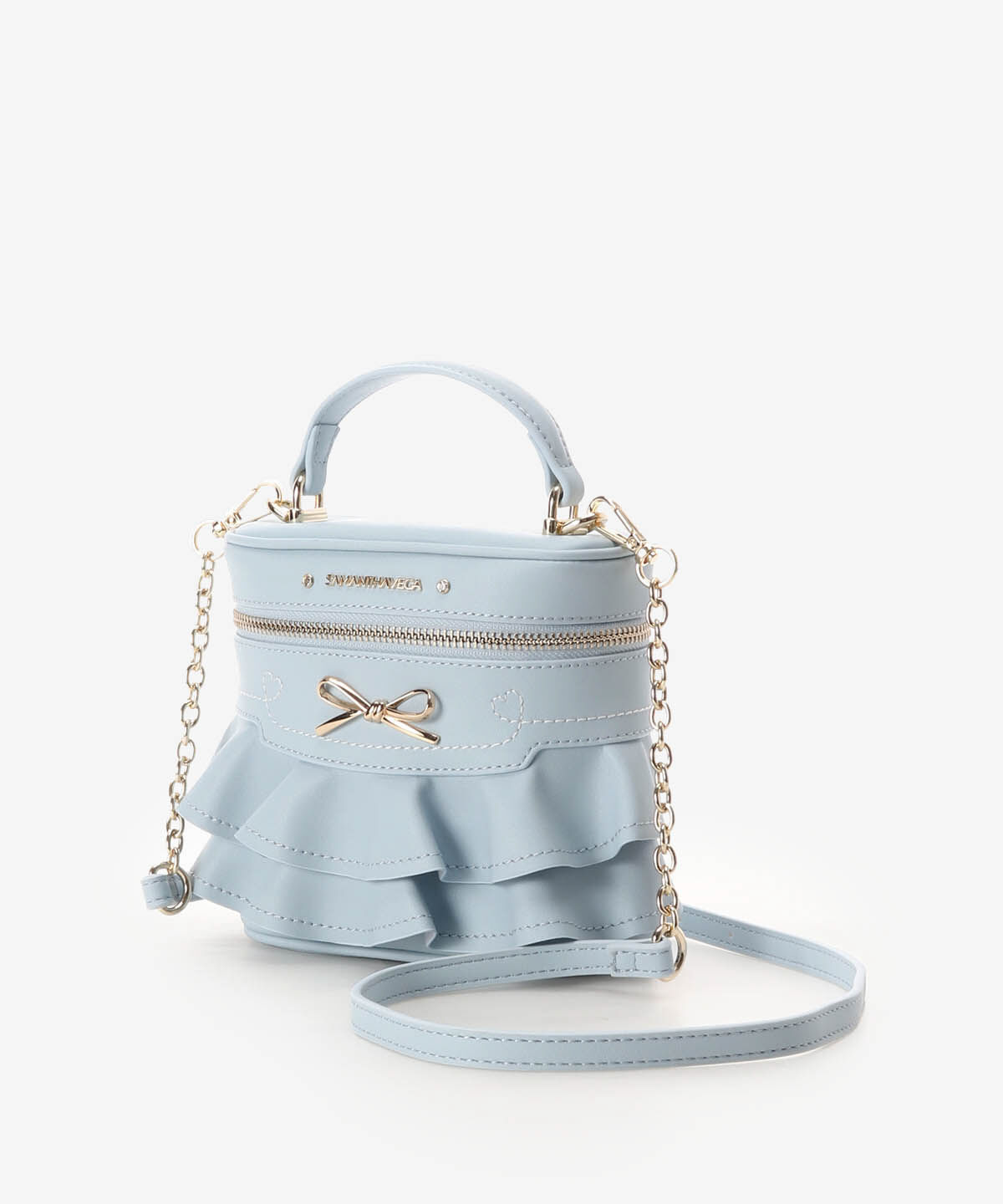 Samantha Vega「フリルリボンバニティーバッグ」|ショルダー・メッセンジャー|