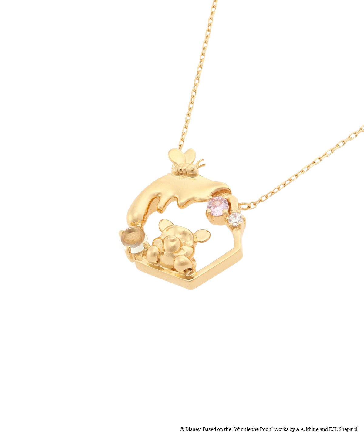 newme by Samantha Thavasa「『くまのプーさん』コレクション サークルネックレス」|ネックレス|