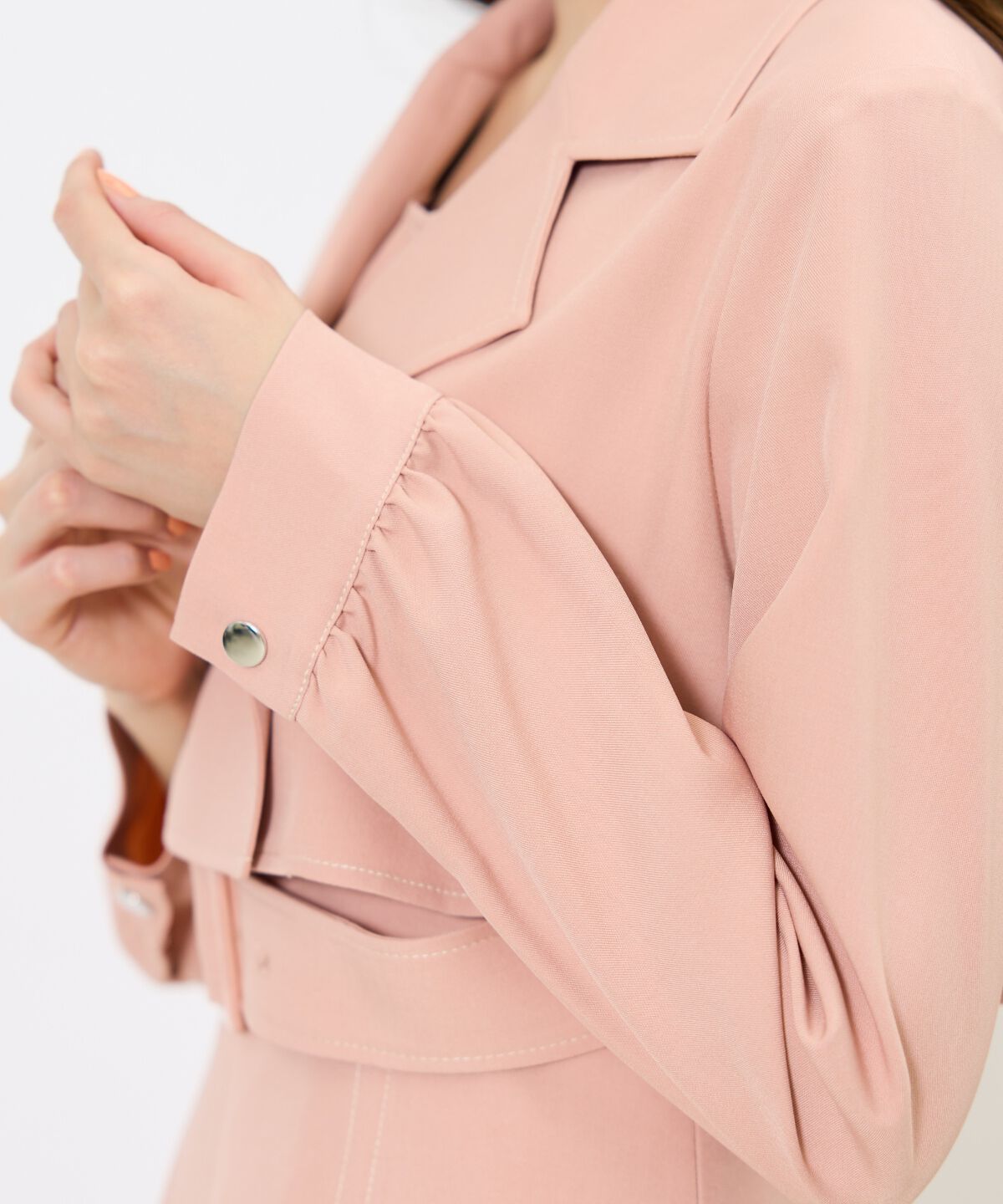 アンドクチュール「トレンチライクアンサンブルワンピース」|ワンピース|