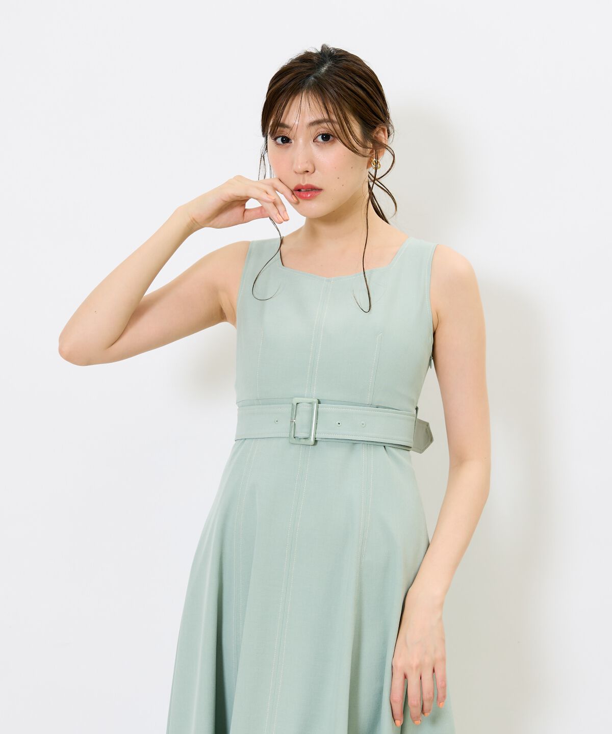 アンドクチュール「トレンチライクアンサンブルワンピース」|ワンピース|