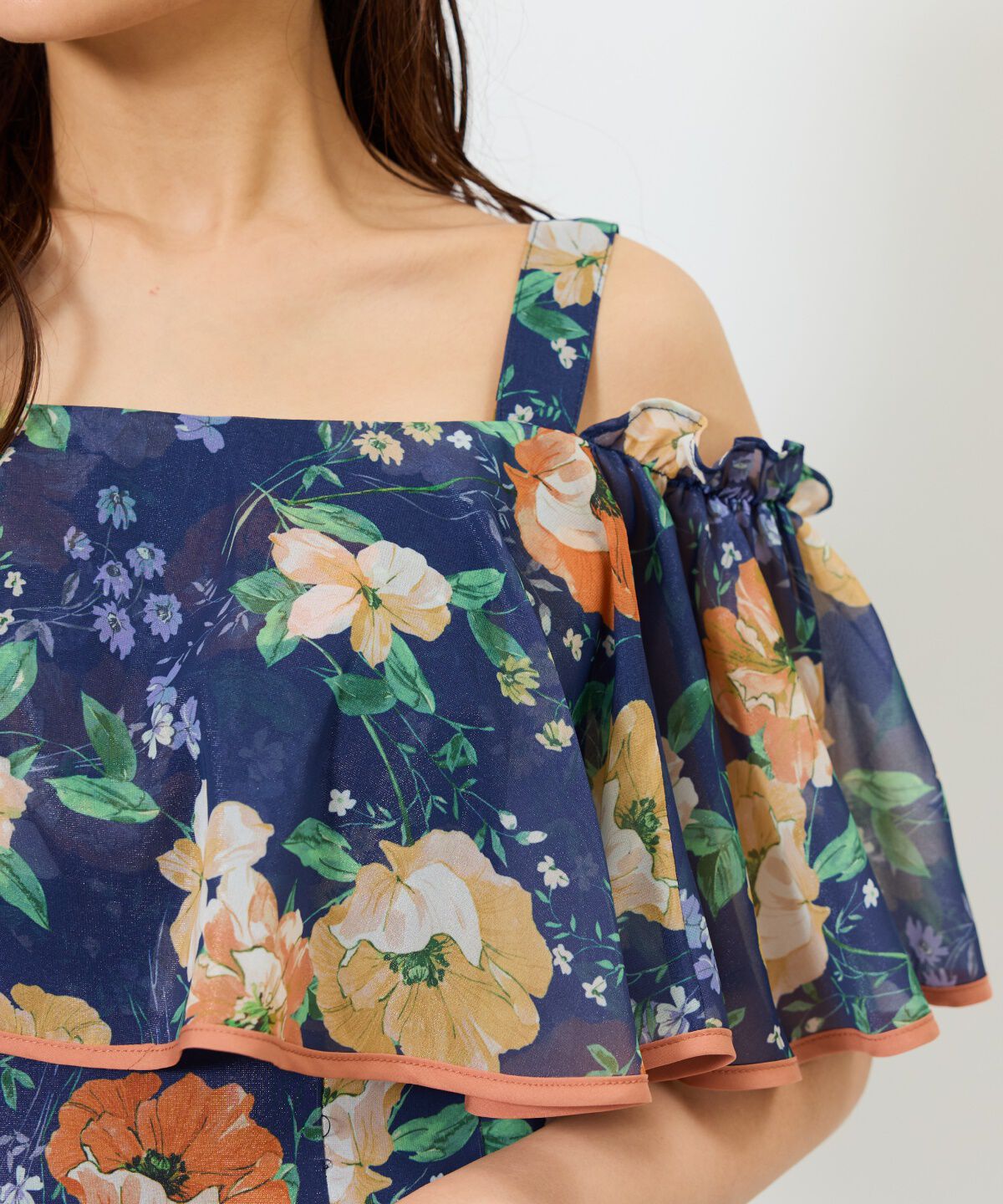 アンドクチュール「アネモネフラワー2WAYワンピース」|ワンピース|