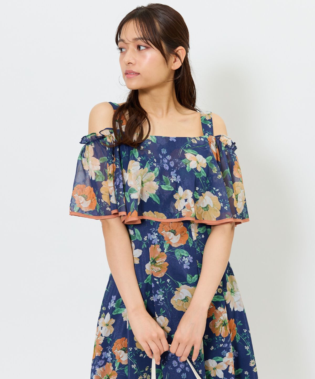 アンドクチュール「アネモネフラワー2WAYワンピース」|ワンピース|