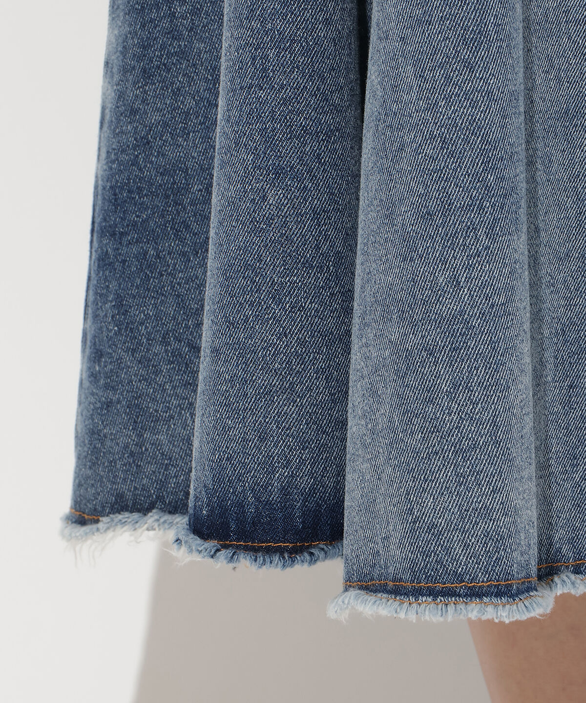 アンドクチュール「センターZIPデニムスカート」|スカート|