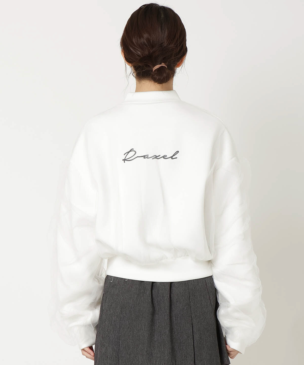 REDYAZEL「チュールレイヤードMA-1」|ブルゾン・スタジャン|