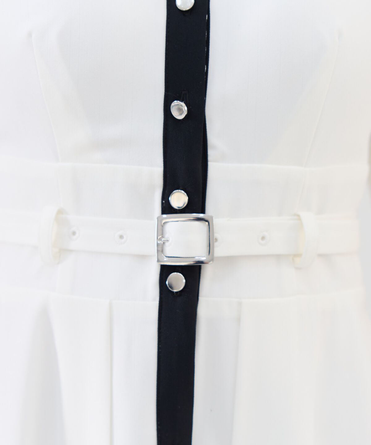 REDYAZEL「バイカラースキッパー半袖シャツワンピース」|ワンピース|