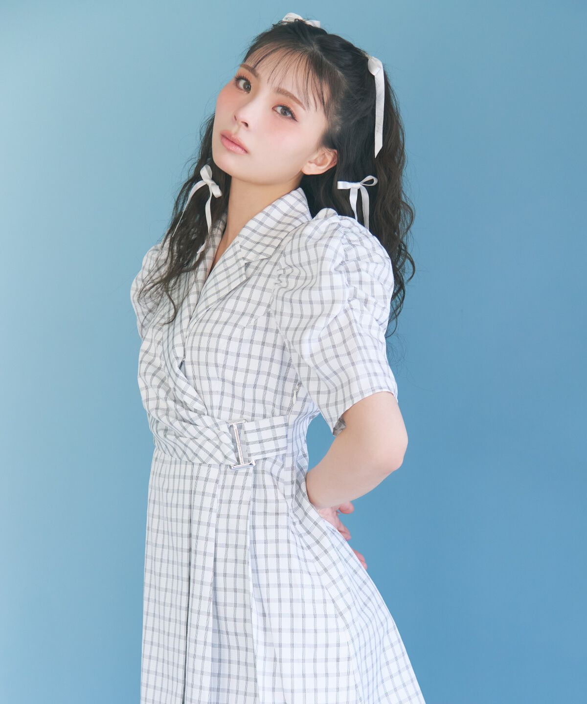 REDYAZEL「チェックミニジャケットワンピース」|ワンピース|