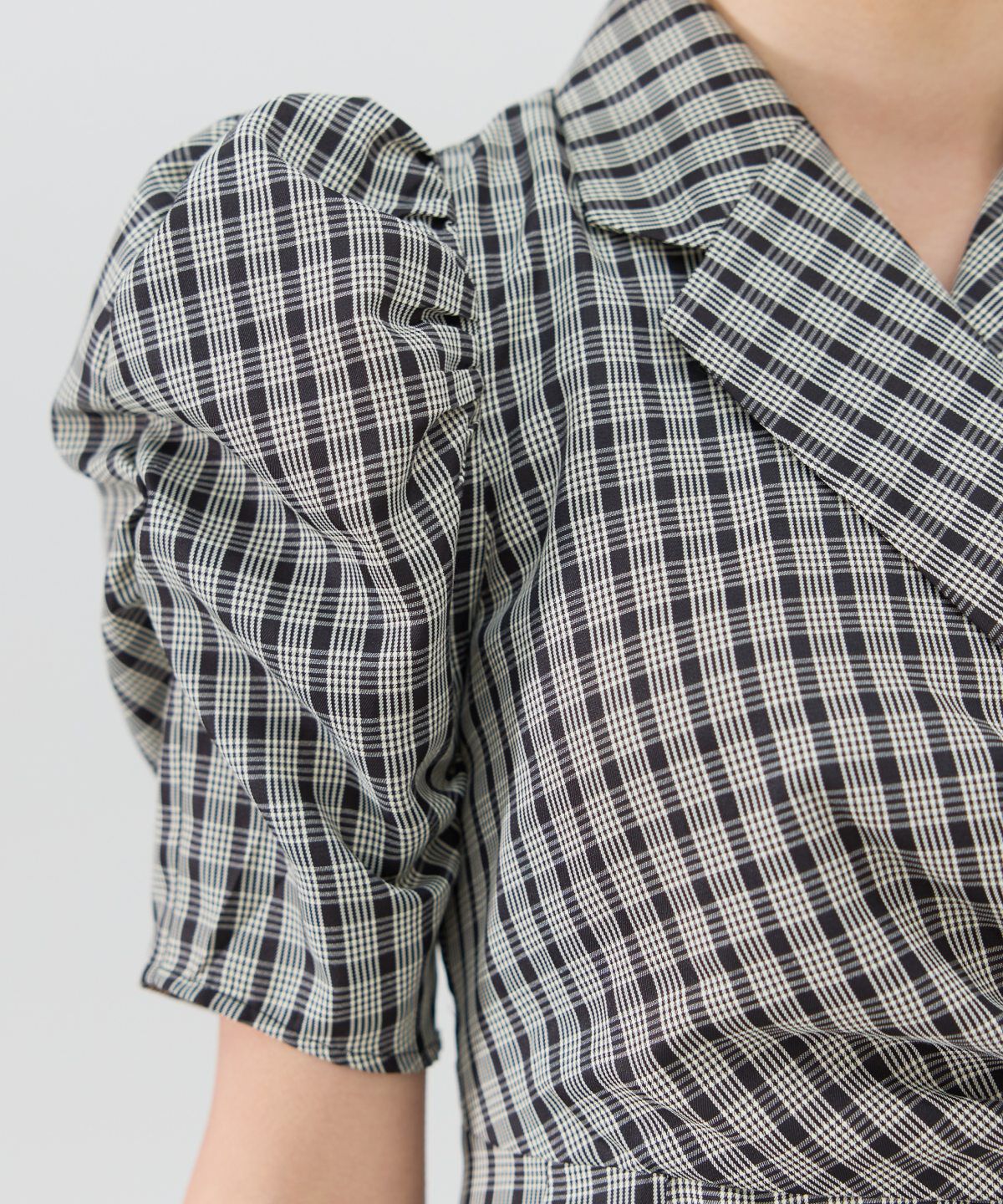 REDYAZEL「チェックミニジャケットワンピース」|ワンピース|