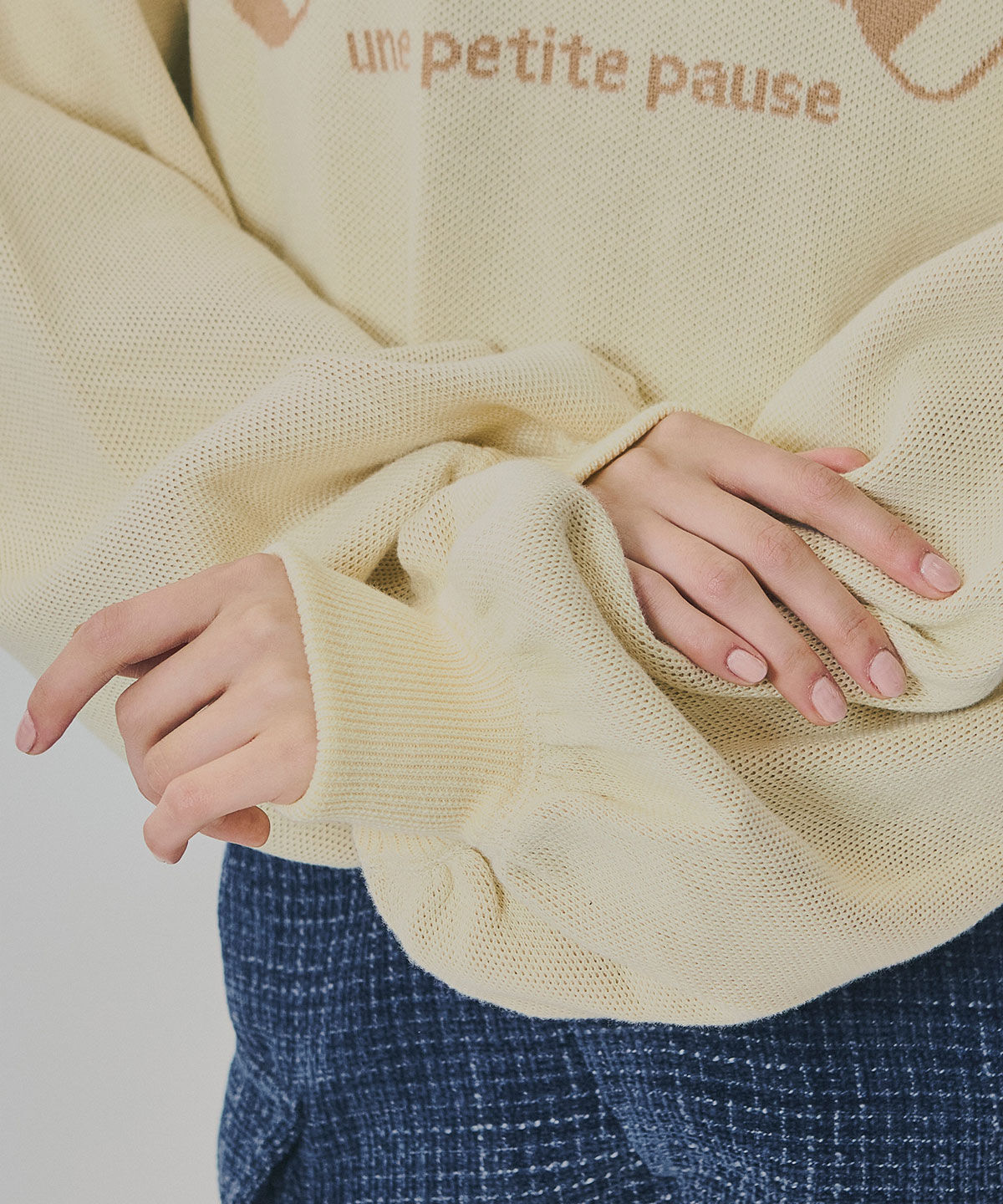 REDYAZEL「スウェットライクジャガードニット」|ニット・セーター|