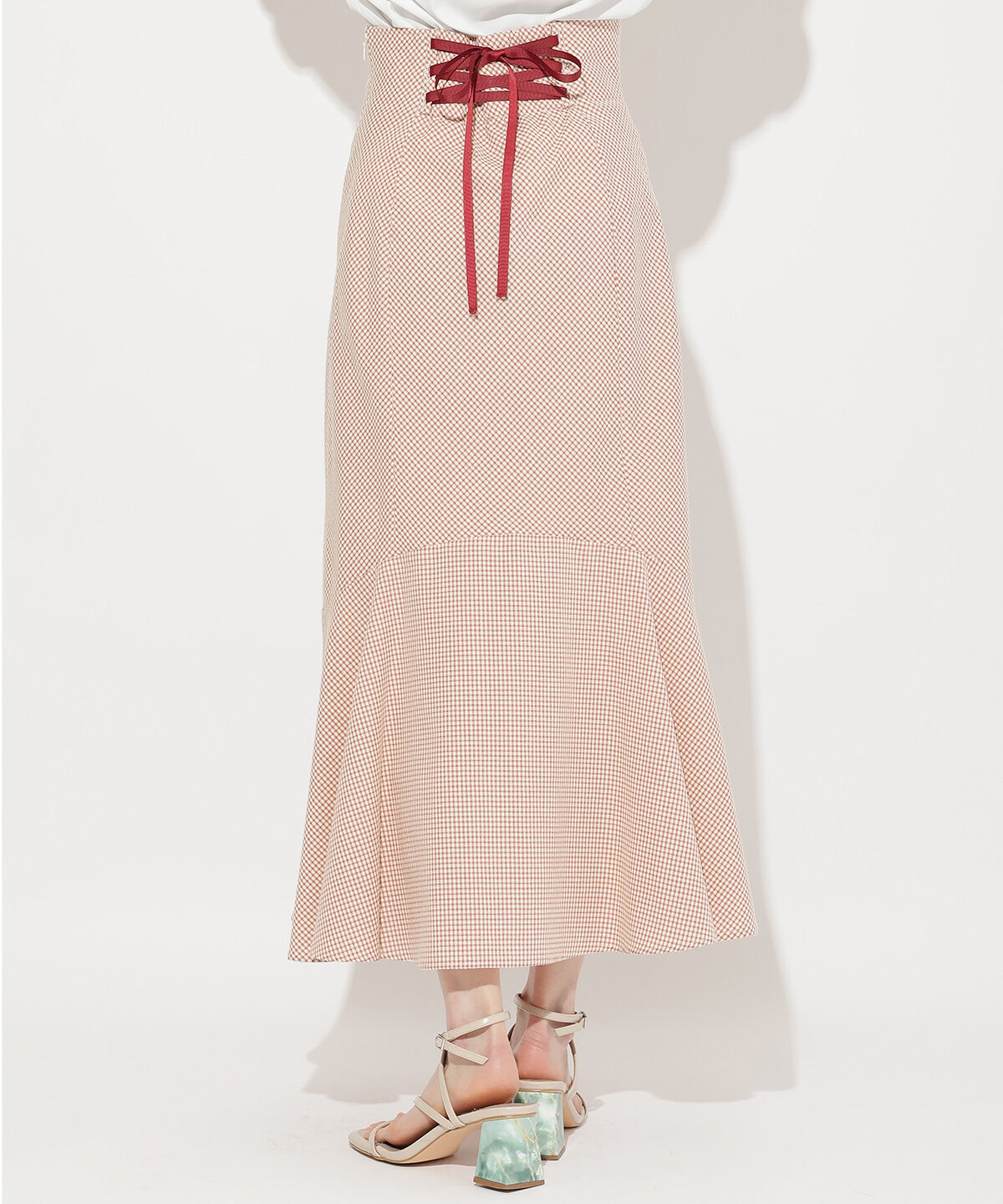 WILLSELECTION「ボリュームマーメイドチェックスカート」|フレア|