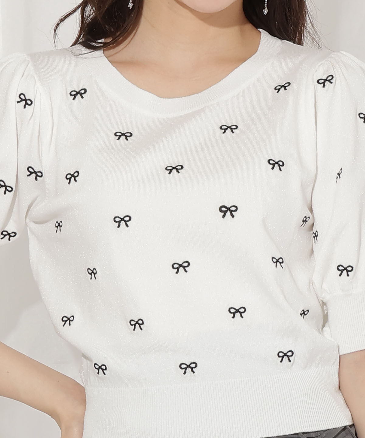 WILLSELECTION「バリエーションニット（リボン）」|ニット・セーター|