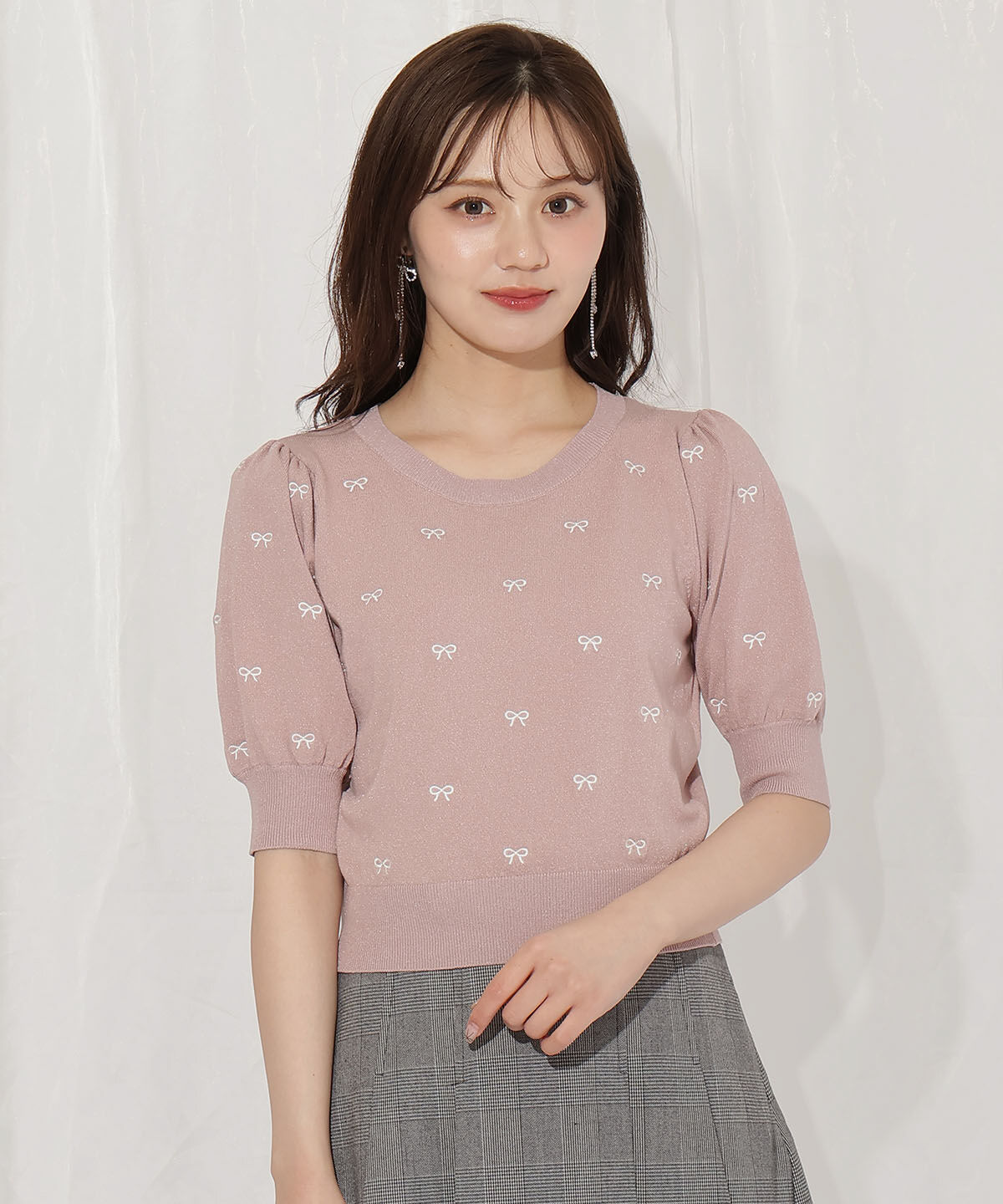 WILLSELECTION「バリエーションニット（リボン）」|ニット・セーター|