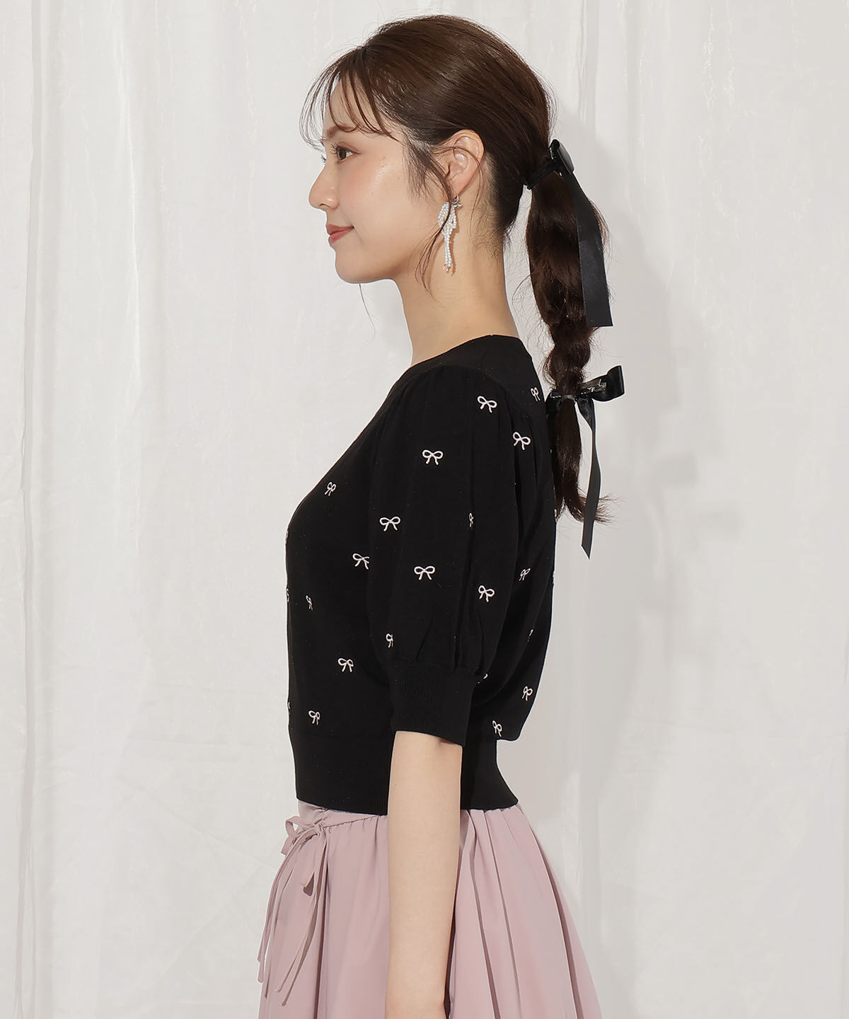 WILLSELECTION「バリエーションニット（リボン）」|ニット・セーター|