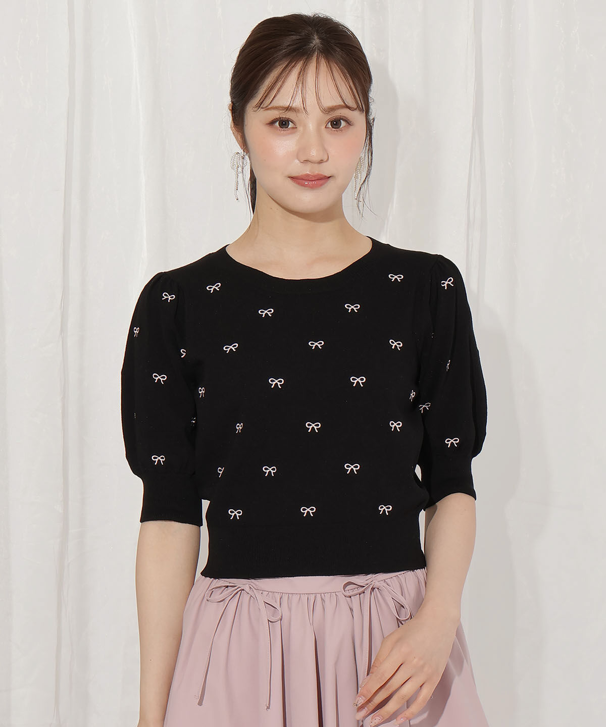 WILLSELECTION「バリエーションニット（リボン）」|ニット・セーター|