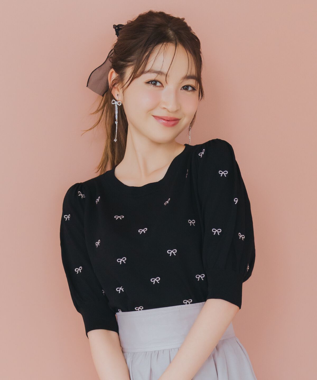 WILLSELECTION「バリエーションニット（リボン）」|ニット・セーター|