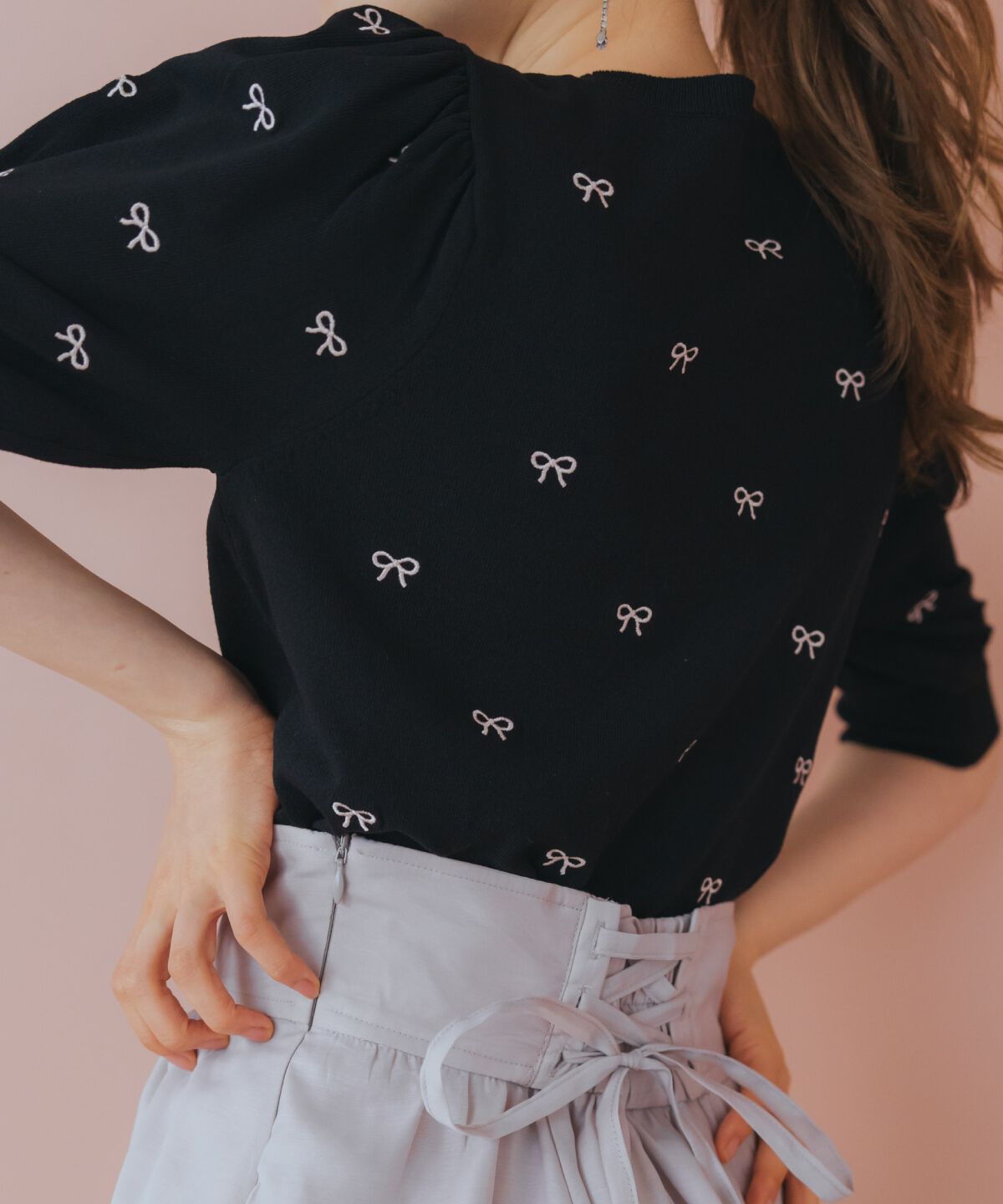 WILLSELECTION「バリエーションニット（リボン）」|ニット・セーター|