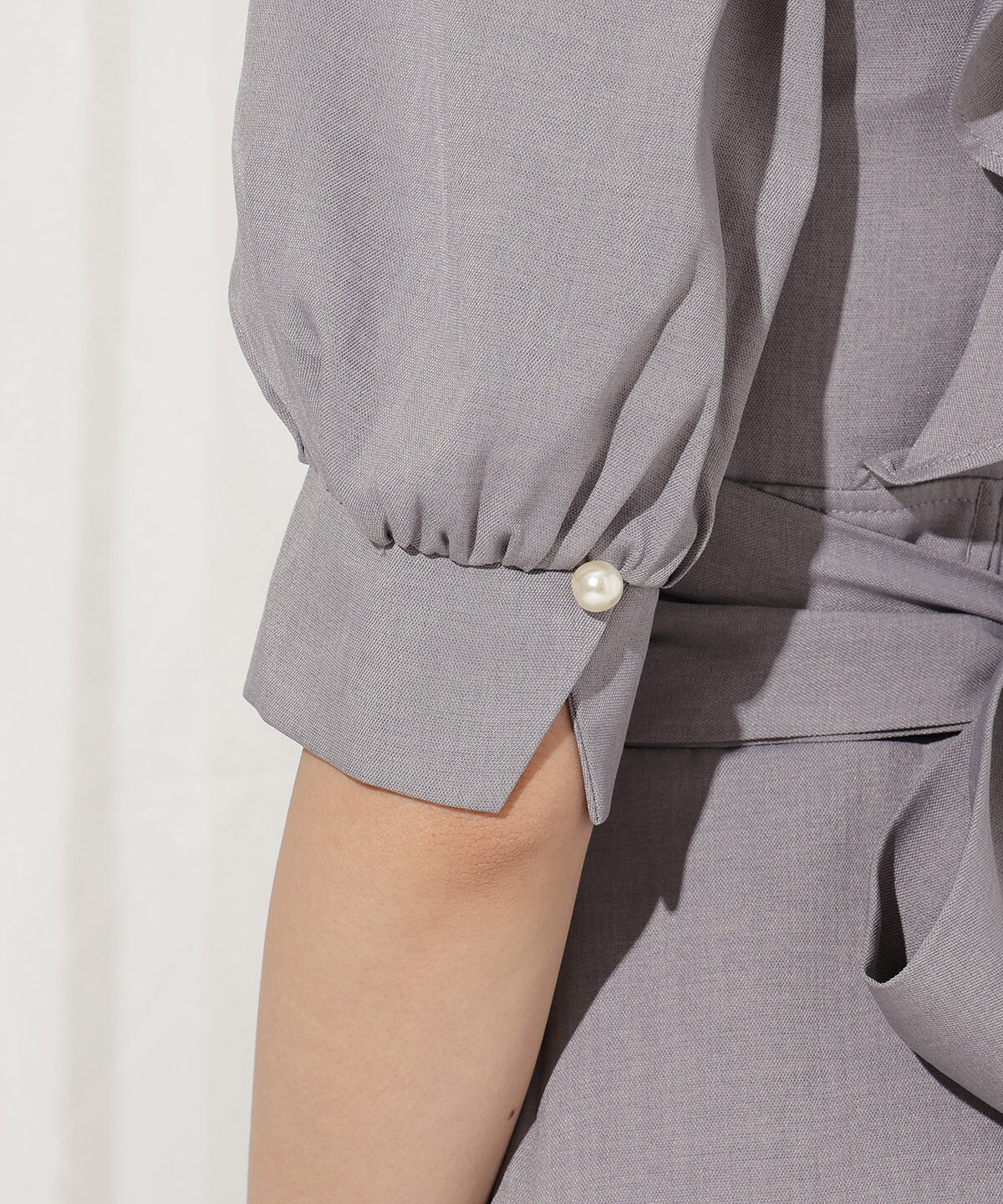 WILLSELECTION「ラッフルフリルパフ袖ワンピース」|ワンピース|