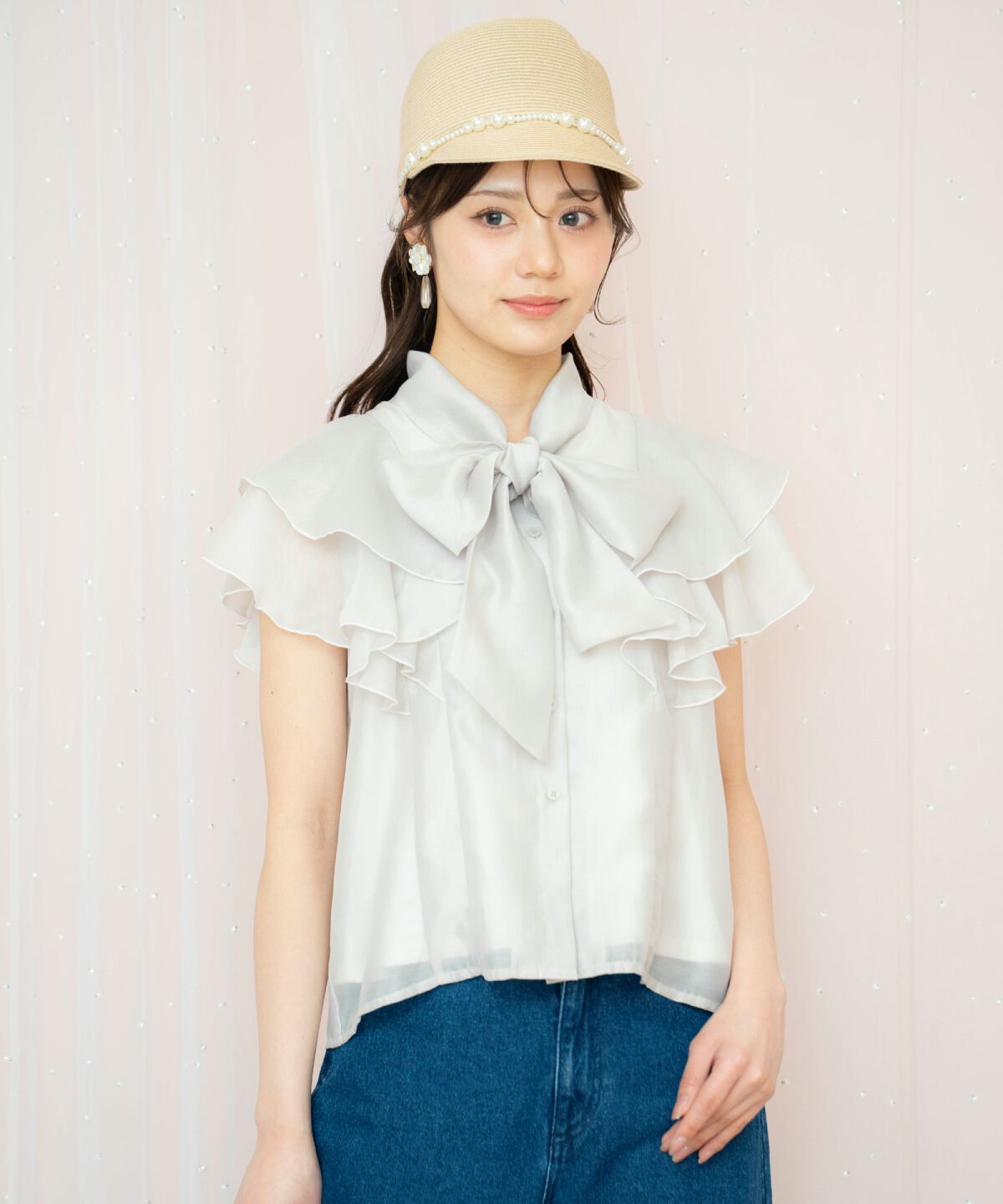 WILLSELECTION「メロウラッフルフリルブラウス」|シャツ・ブラウス|